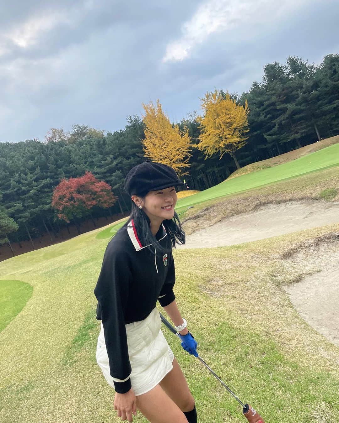 ヒョニ・カンさんのインスタグラム写真 - (ヒョニ・カンInstagram)「갑분겨울!😱  #가지마가을😢   . . #hyoni_golf」11月7日 18時42分 - hyoni_kang