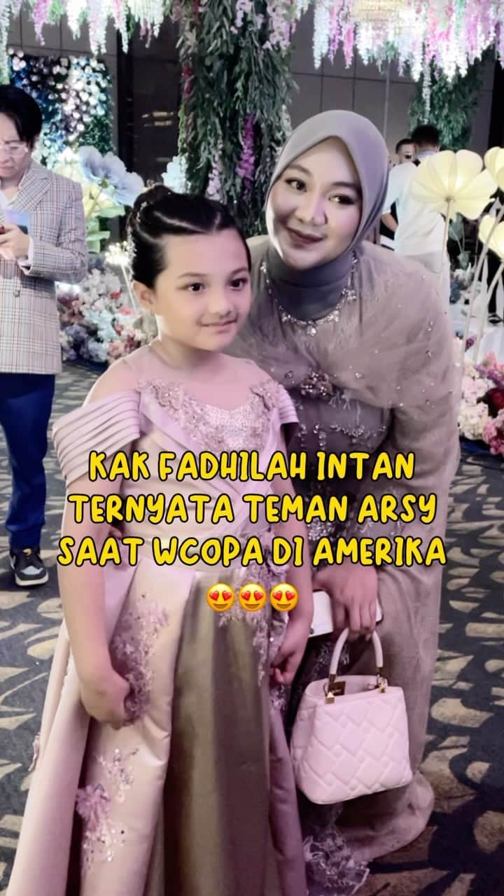 Keluarga A5のインスタグラム：「Ketemu kak Fadhilah Intan temen Arsy pas WCOPA😍」