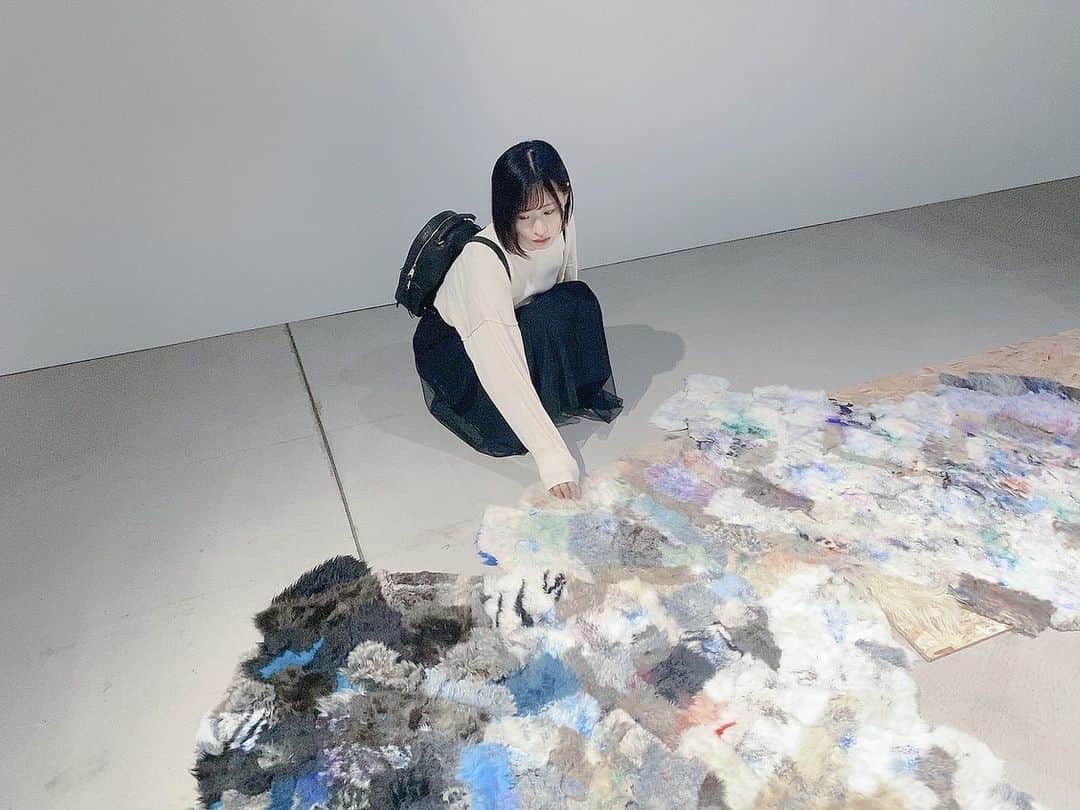 松田彩希のインスタグラム：「. Material，or  美術館巡り好き 他の写真もゆっくり載せていくね！」