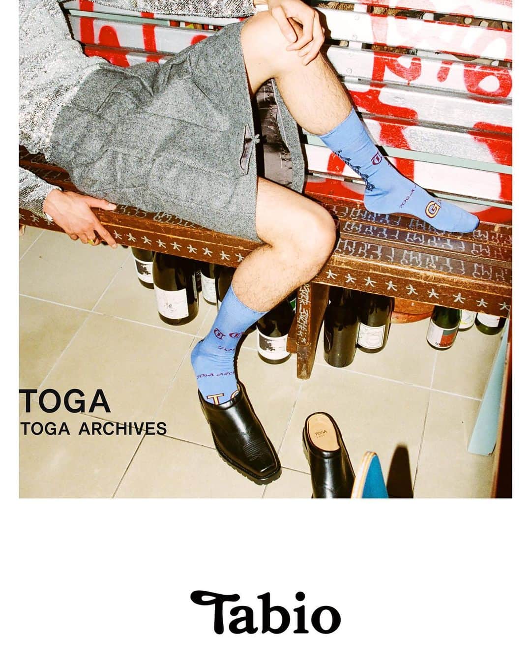 TOGAのインスタグラム：「2023年11月17日(金)より、TOGA × Tabioコラボレーションアイテムを発売致します。  TOGA × Tabio on sale from 17th November @togaarchives_online   <STORES> TOGA STORES TOGA ONLINE STORE TOGA RAKUTEN FASHION MITSUKOSHI ISETAN ONLINE STORE HANKYU FASHION ONLINE STORE  TABIO STORES TABIO ONLINE STORE  Photography @reiko_toyama  Location @tyonofficial   #toga #togaarchives #togaarchives_online #tabio #tabio_official」