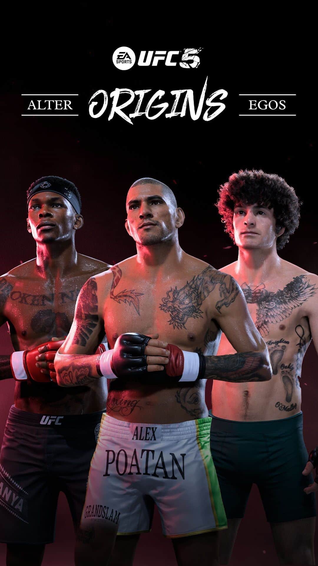 UFCのインスタグラム：「Where legacies began… . Alter Egos Origins is here 🎮 #UFC5」
