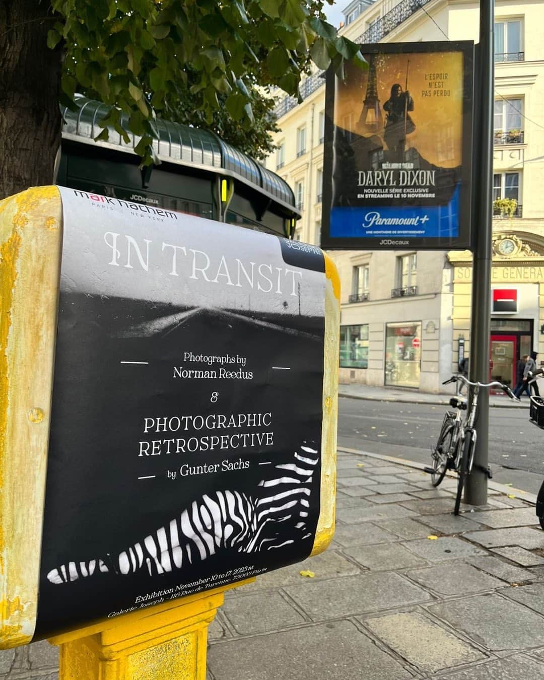 ノーマン・リーダスのインスタグラム：「9-17th  paris.  opening reception Thursday night ! COME」