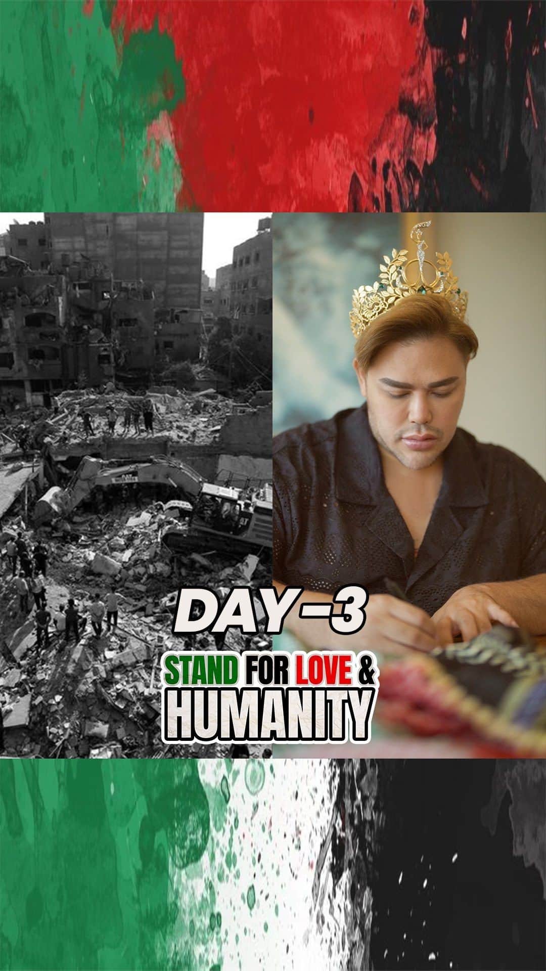Ivan Gunawanのインスタグラム：「Kita percaya bahwa tindakan kecil yang dilakukan bersama akan memberikan dampak yang besar untuk saudara-saudara kita di Palestine ❤️  Oleh karena itu mari kita satukan hati dan mengikat janji setia demi membela saudara-saudara kita yang membutuhkan dengan memiliki Scarf Series Palestine satu ini, semua penjualan seluruhnya akan langsung di donasikan kepada saudara-saudara kita di Palestine ❤️🇵🇸  Terima kasih Wanita Mandjha yang sudah PO Scarf Series Palestine kali ini, semoga kita semua selalu dalam lindungan Allah SWT, aamiin 🤍  #MandjhaIvanGunawan #IvanGunawan #ScarfSeriesPalestine  #StandForLove #StandForHumanity #SpreadLoveNotWar #PeaceForPalestine #WeStandWithPalestine」