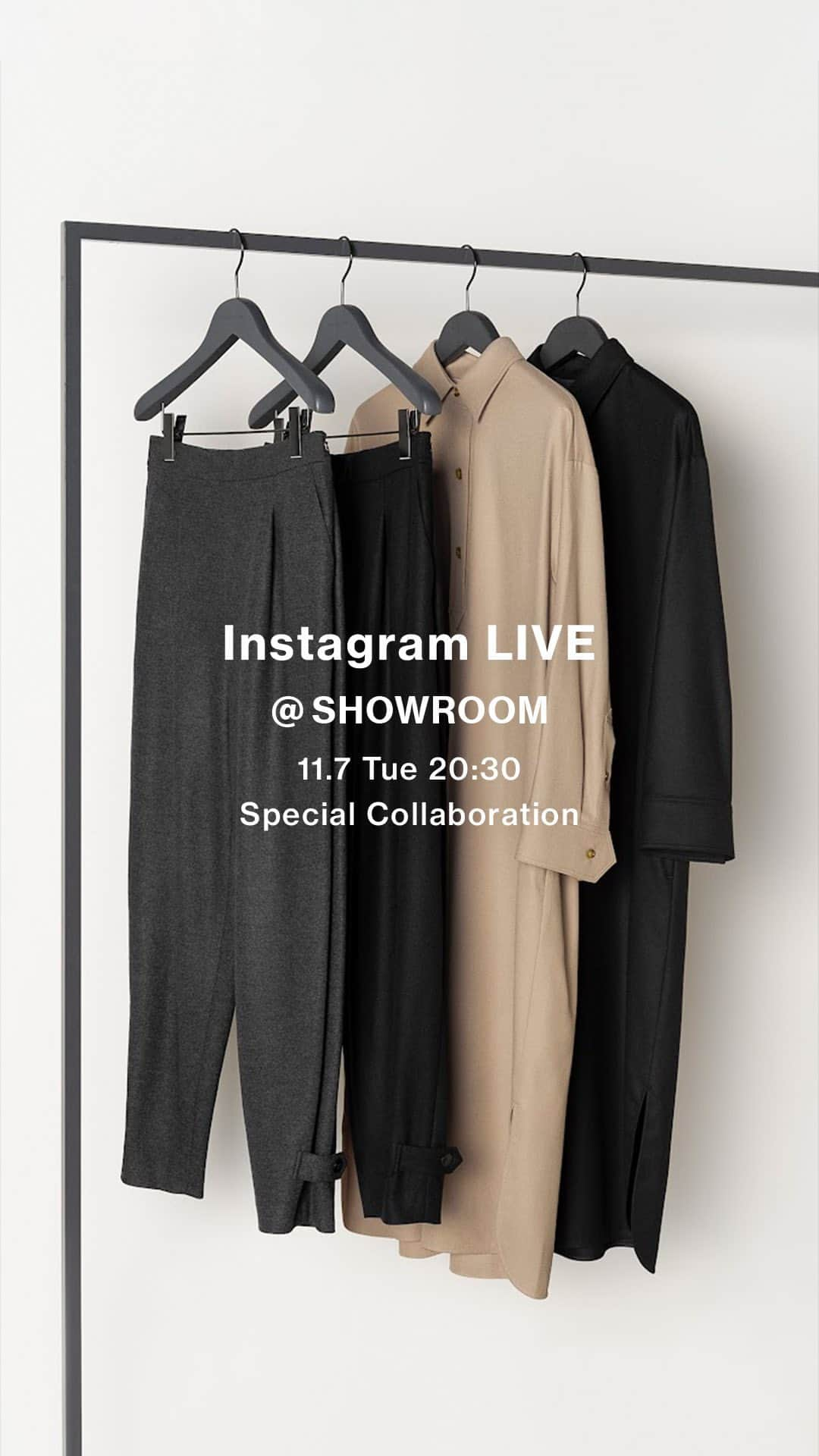 Theory luxe official account.のインスタグラム：「［Instagram LIVE］ @ SHOWROOM 2023年11月7日(火)   本日発売のPreciousとのコラボレーションアイテムを中心に、おすすめのスタイリングをご紹介致しました。  STAFF鈴木 164cm，大和田 157cm  #theoryluxe #セオリーリュクス #Precious #バルーンパンツ #シャツワンピース」