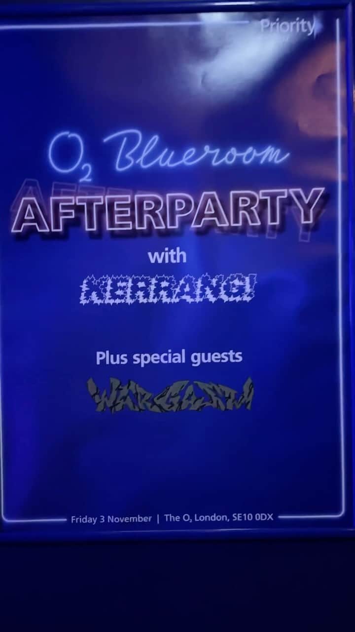 Kerrang!のインスタグラム：「What a night🤘Our O2 Blueroom afterparty with @kerrangmagazine_ and @thisiswargasmuk was incredible 😍  Don’t miss out on other great experiences like this. Download the Priority app now and YOU could be at our next event *link in bio*  #o2priority #kerrang」