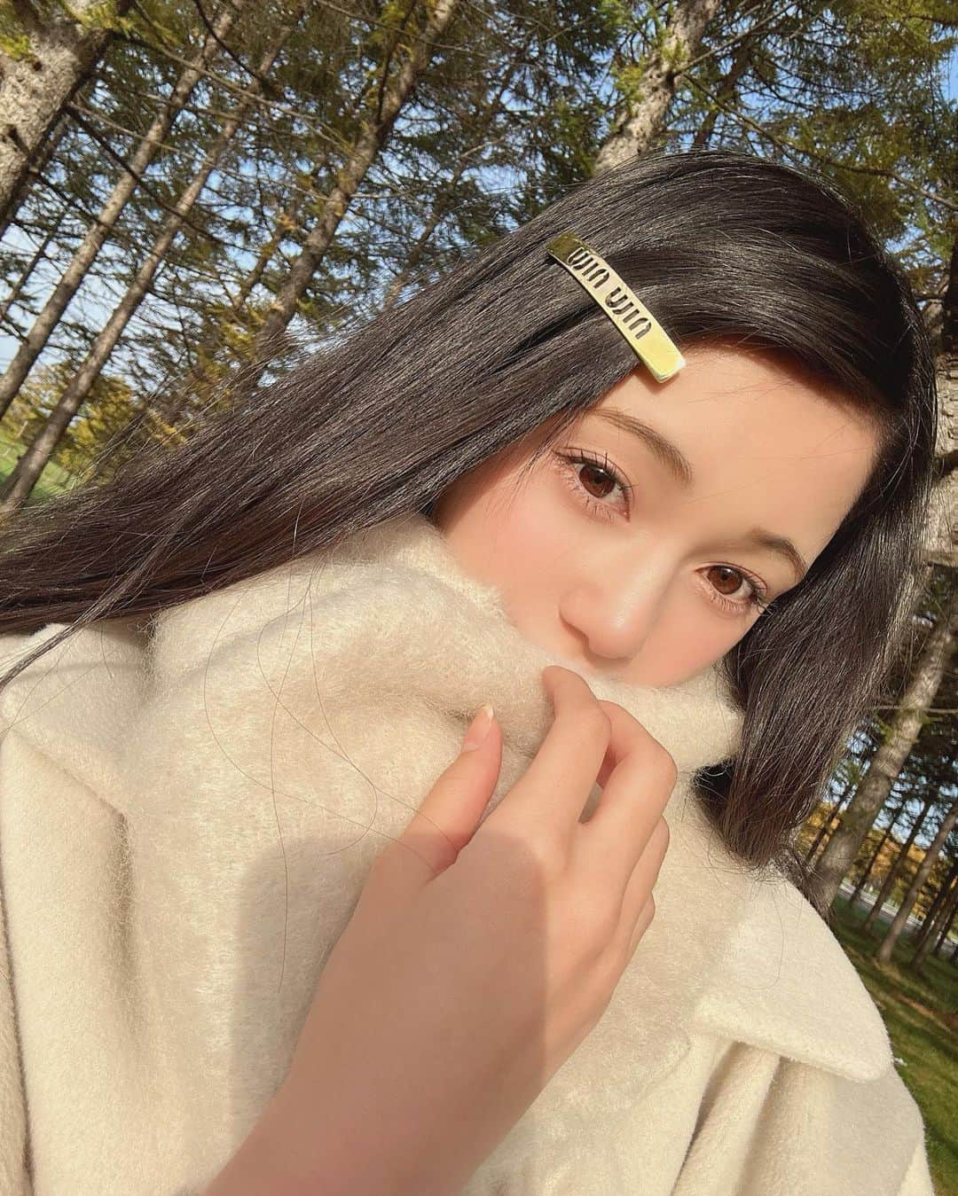 熊澤風花さんのインスタグラム写真 - (熊澤風花Instagram)「今年は雪を見に行きたくて新しいマフラー買った🧣❤︎」11月7日 21時27分 - fuka_kumazawa