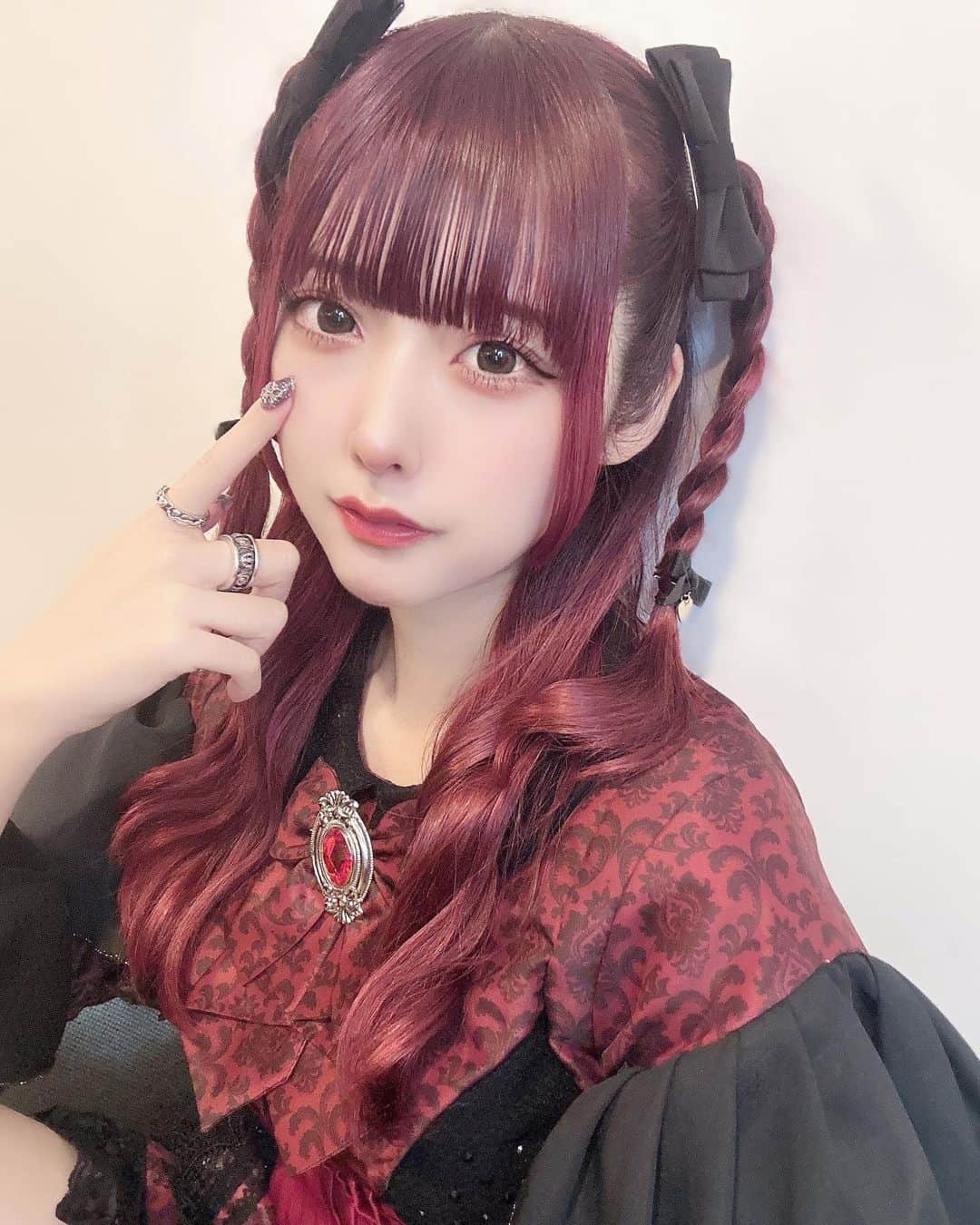 のインスタグラム：「可愛い髪型してみた、❕🎀」