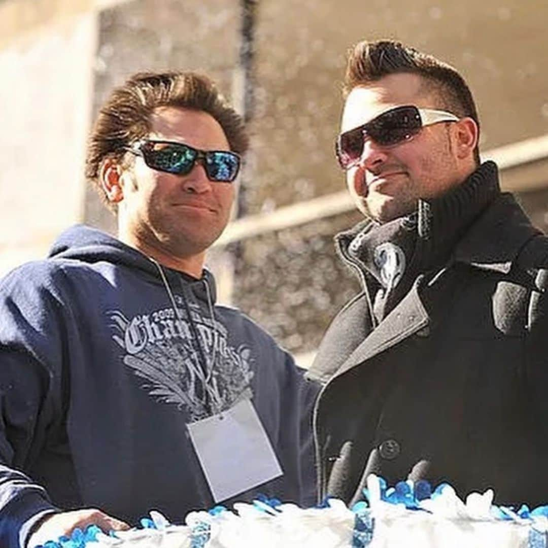 ニック・スウィシャーのインスタグラム：「14 years ago… #yankees #worldseries #parade」