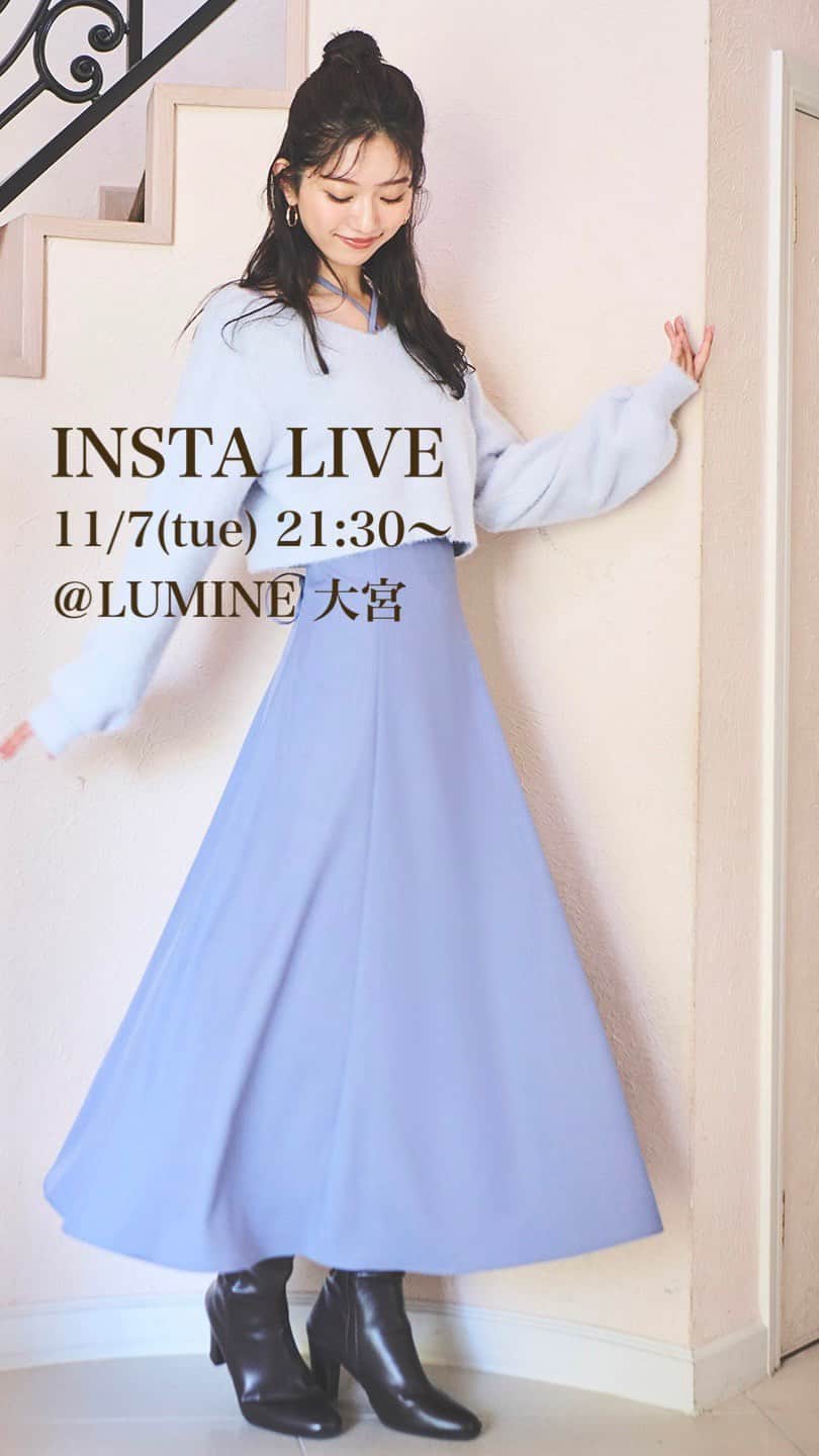 And Coutureのインスタグラム：「11/7 INSTA LIVE ルミネ大宮」