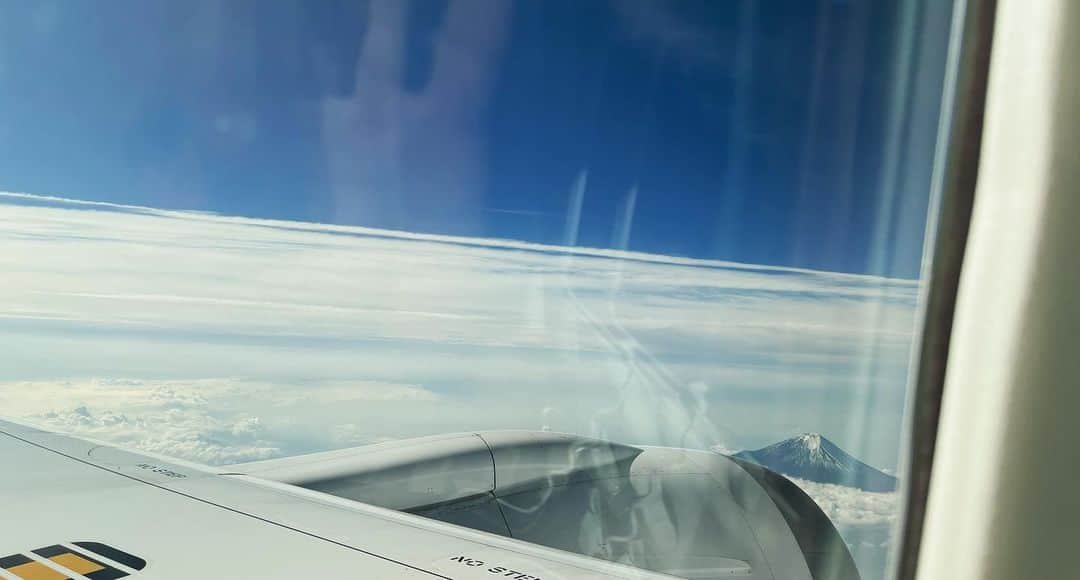 ですよ。さんのインスタグラム写真 - (ですよ。Instagram)「飛行機から富士山見ちゃって…  あーいとぅいまてーん！ #ですよ #プロ謝罪師」11月7日 22時09分 - desuyo.desuyo_