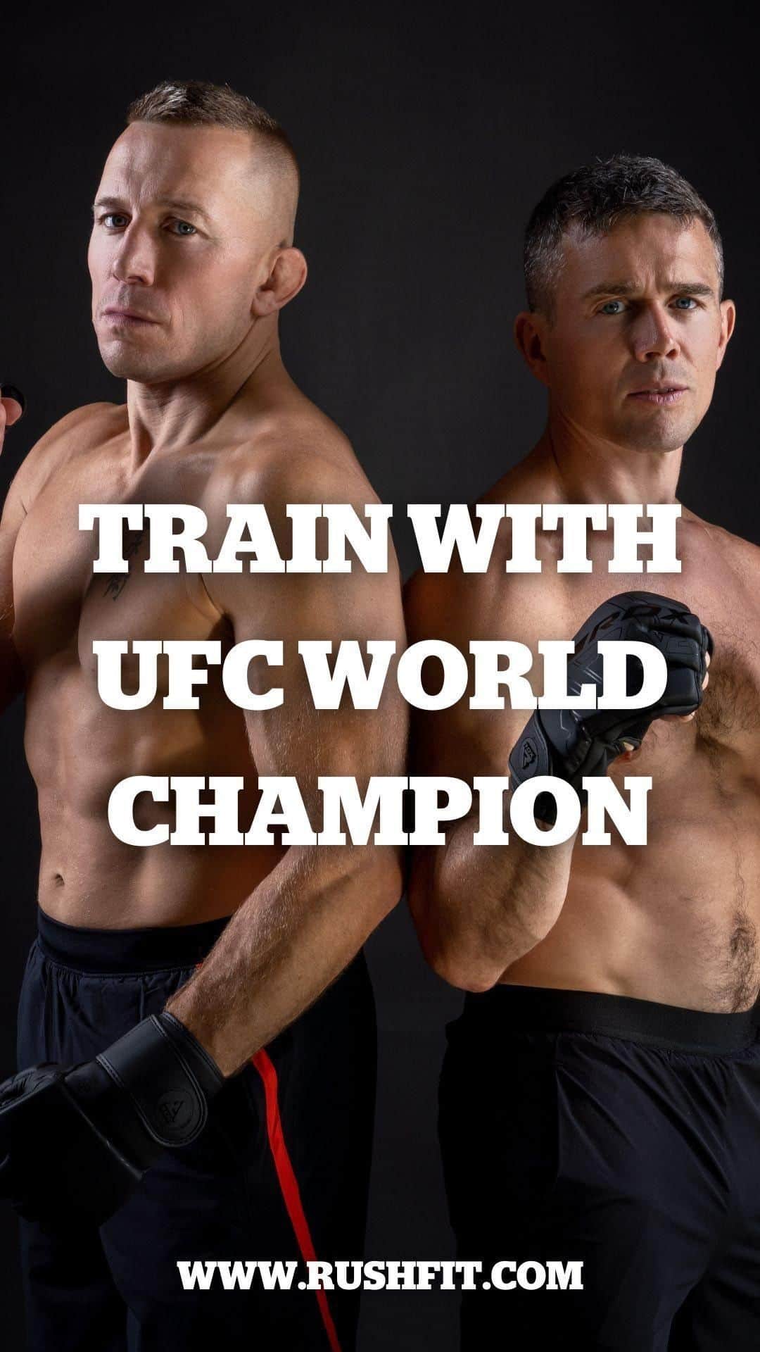 ジョルジュ・サンピエールのインスタグラム：「RUSHFIT 2 is now available at www.rushfit.com」