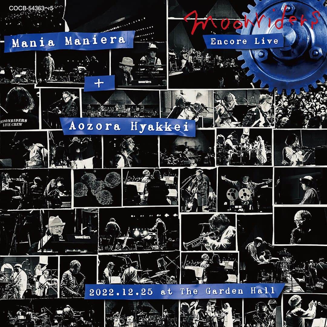 武井義明のインスタグラム：「My photos have been selected for the jackets of the live CD, Blu-ray disc, and DVD of Japan’s oldest rock band “MOONRIDERS” to be released on December 27, 2023. I am very happy! I took a lot of pictures, and I'm glad they were used a lot like this.  #moonriders @moonriders_records」