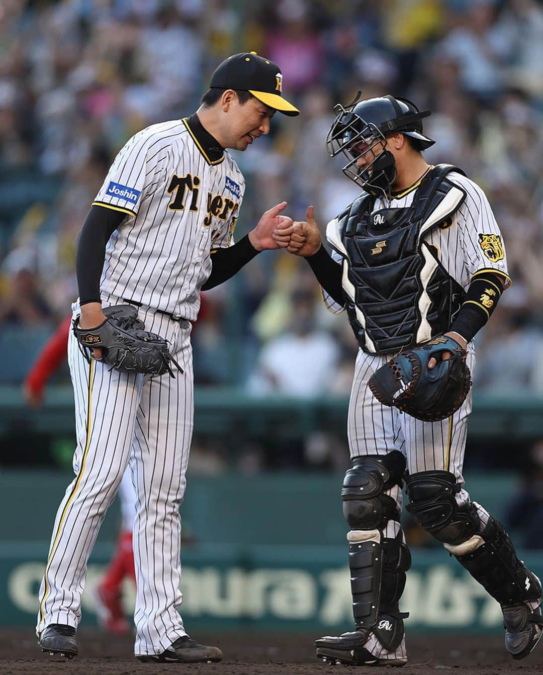 梅野隆太郎さんのインスタグラム写真 - (梅野隆太郎Instagram)「2023年シーズン.ファンの皆さん 熱いご声援ありがとうございました。  良い時も悪い時も応援してくださる ファンの方の力はすごいです。 その積み重ねがすごい力を生みました。  2024年"連覇"に向けて頑張ります！！ また熱いご声援よろしくお願いします📣 　　　　　2  梅野隆太郎  #梅野隆太郎 #感謝 #ARE #AREのARE」11月7日 23時00分 - ryutaro_umeno_official