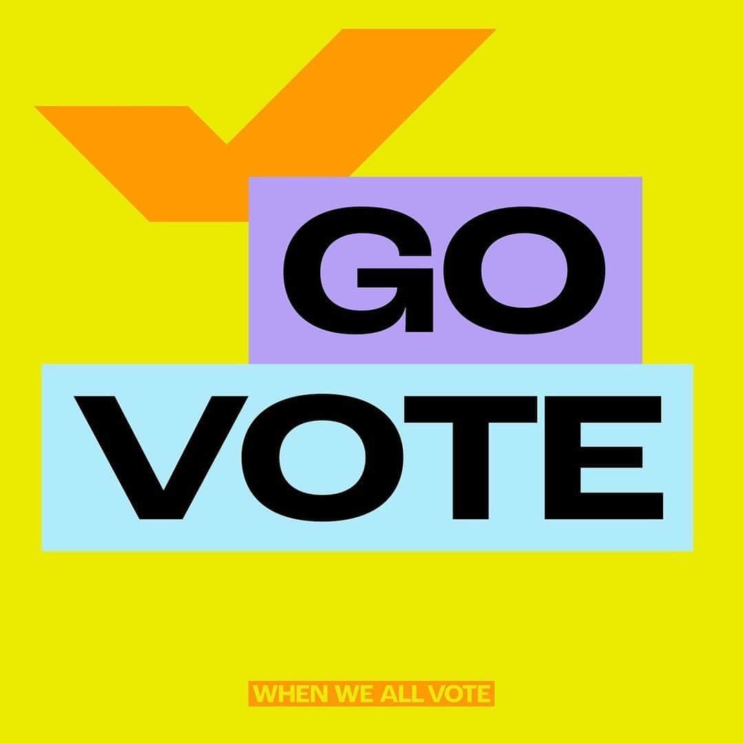 シンディ・ローパーのインスタグラム：「TODAY’S THE DAY! 🤩🗳️  If you haven’t made your plan to get out and vote yet, get it done right NOW at the 🔗 in the @whenweallvote bio:  📍 Find your polling place 🕐 Check your polling place hours 📝 Learn what’s on your ballot  Happy Election Day! 🥳」