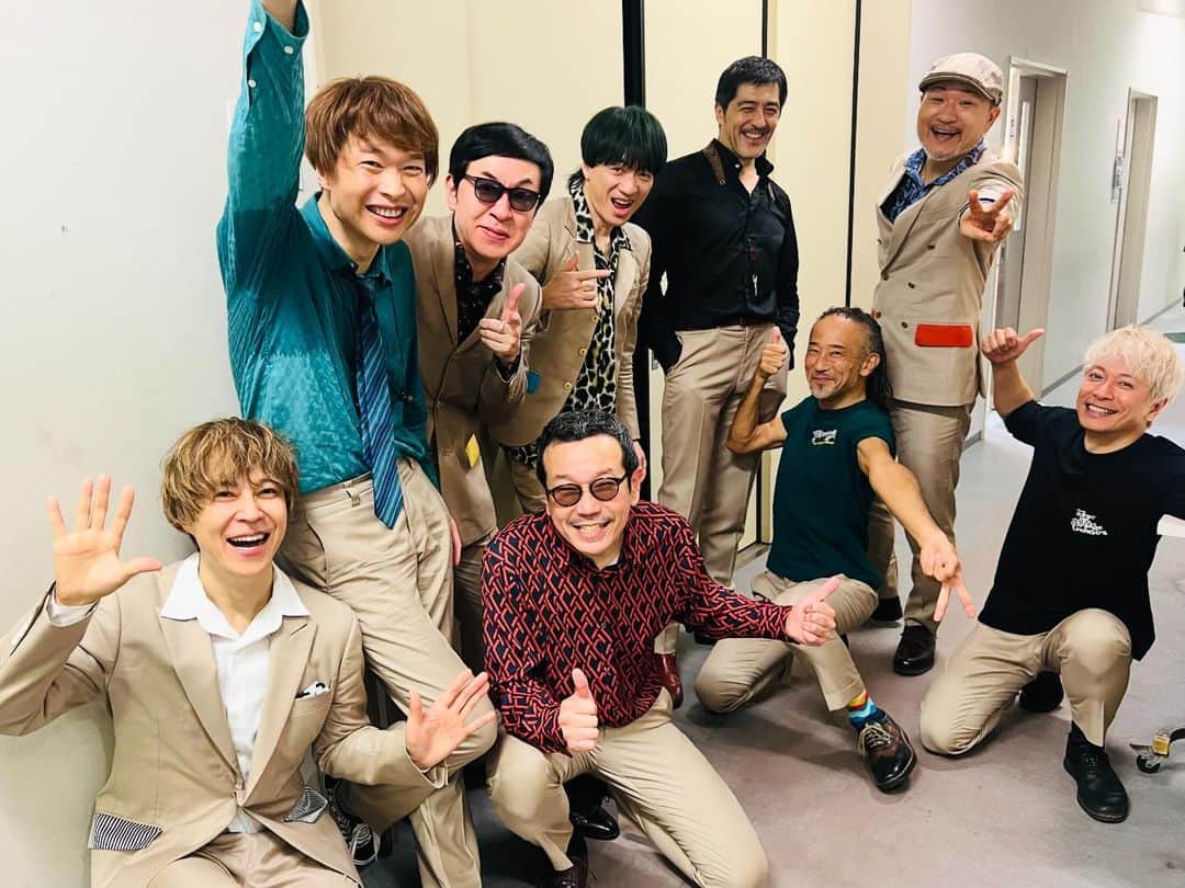 東京スカパラダイスオーケストラのインスタグラム：「❤️‍🔥釧路公演終了❤️‍🔥  15年ぶりの釧路✨ 釧路の皆さんのパワーに驚きました‼️笑 最後の最後まで全力の歓声 ありがとうございました😭🫶 まなぼっと！！ また会える日まで🙌🙌  #スカパラ #JUNKorGEM #スカ部門最年長9人組アイドル  #ツアーは生涯学習」