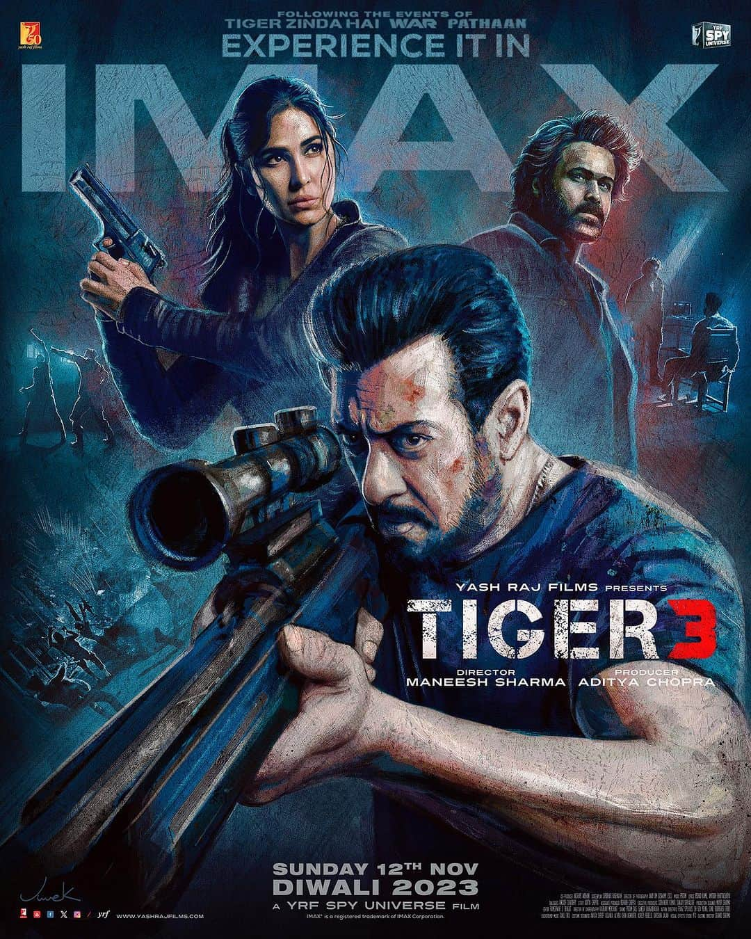 カトリーナ・カイフさんのインスタグラム写真 - (カトリーナ・カイフInstagram)「5 days to go!  Experience #Tiger3 in @IMAX this Sunday, 12th Nov onwards.   Book your tickets now *link in bio*  @beingsalmankhan | @therealemraan | #ManeeshSharma | @yrf | #YRF50 | #YRFSpyUniverse」11月8日 0時01分 - katrinakaif