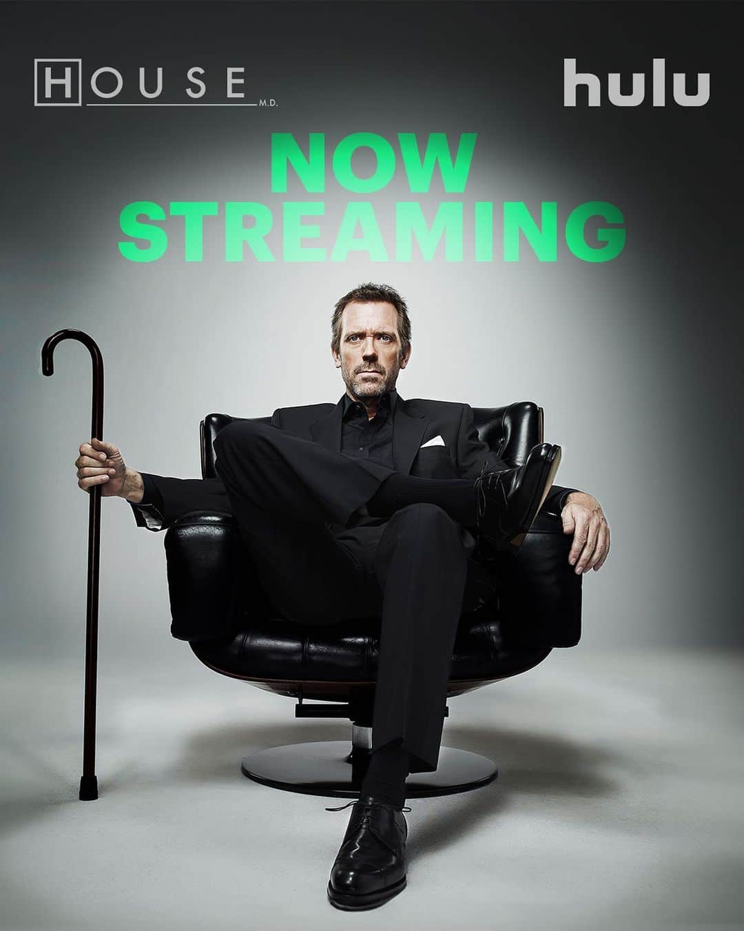 Hulu Home of Emmy-winningのインスタグラム：「Paging Dr. House: You've got an appointment with Hulu TODAY. All 8 seasons are now streaming. #BingeWithHulu」
