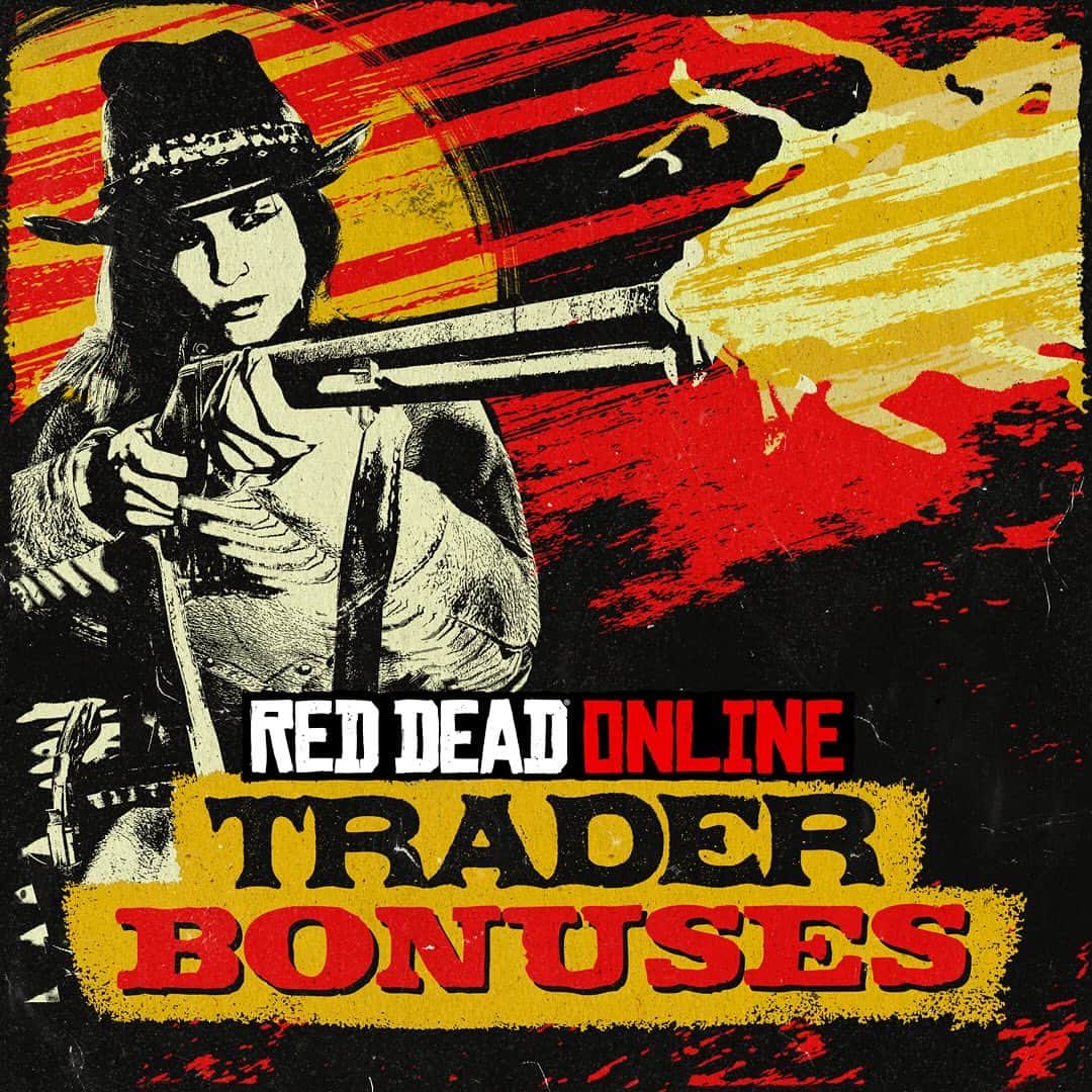 ロックスター・ゲームズのインスタグラム：「Demand for hides and furs is high with winter approaching, and Traders stand to rake in earnings with 2X RDO$, XP, and Role XP on all Trader Sales in Red Dead Online.  Plus, 3X Gold on Trader Award Trade-ins, 2X RDO$, XP, and Role XP for competing in the Trade Route Free Roam Event, scores of Limited Time Clothing Items return, and more. Visit the Rockstar Newswire (link in bio) for details.」