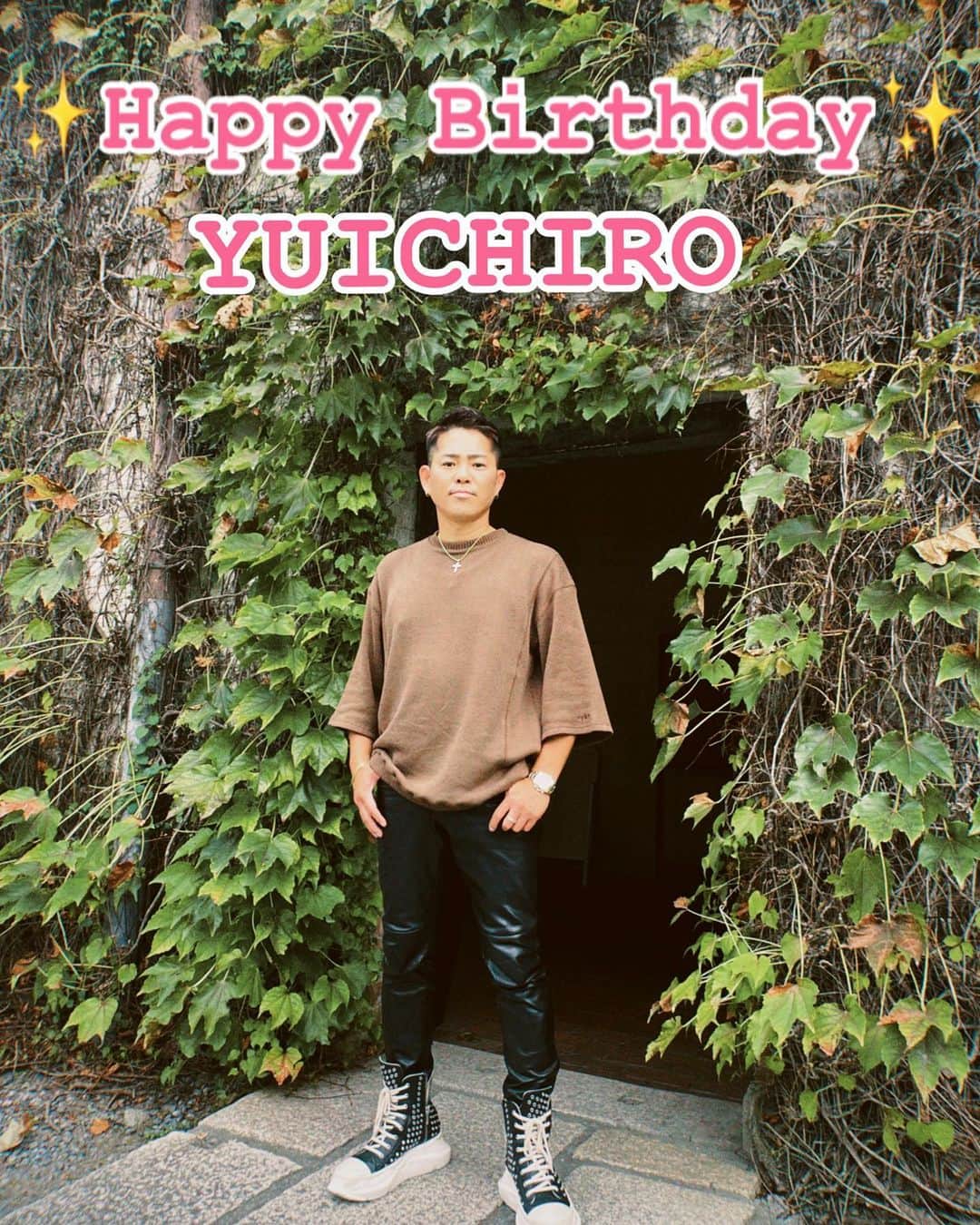 TALAのインスタグラム：「✨🎉🎁HBD🎂🎊✨. @deep_yuichiro_official . . . . #hbd #happybirthday #誕生日 #おめでとう #yuichiro」