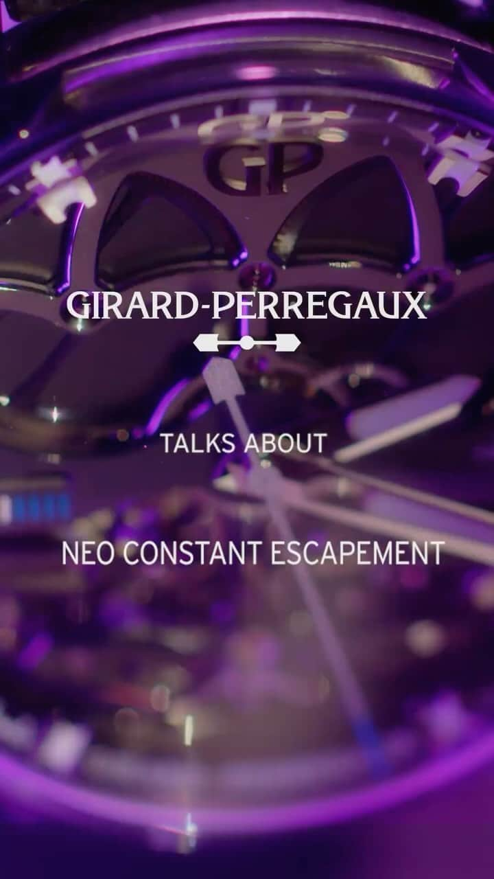 ジラールペルゴのインスタグラム：「Let’s meet the team who worked tirelessly to master energy for our new #NeoConstantEscapement. Today, Clémence, our Chief Marketing and Product Officer, recounts the history of the defining Bridges collection and explains how this new timepiece fits into a lineage of innovation.」