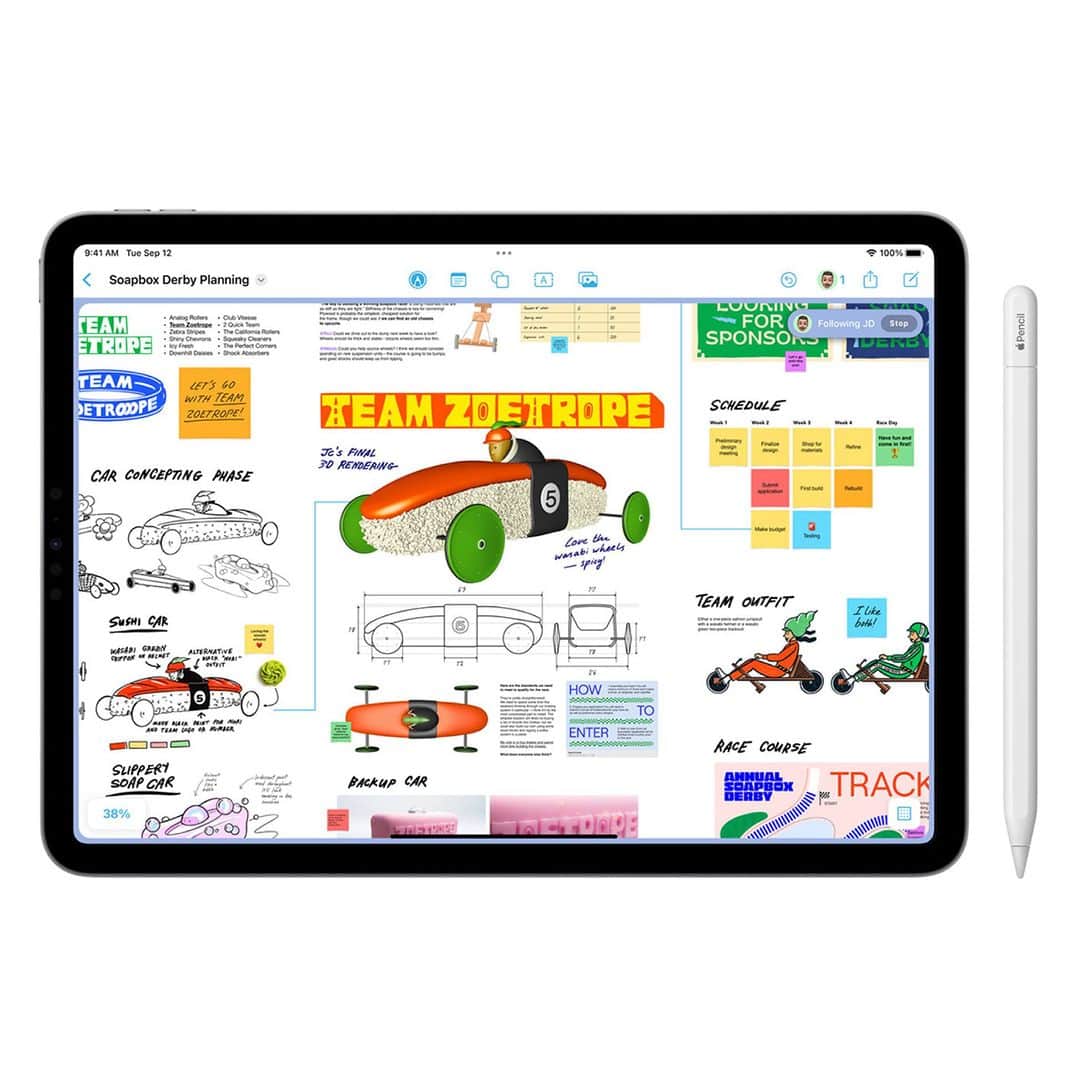 Design Milkのインスタグラム：「The @apple Pencil has evolved once again + it hits the sweet spot of everything you can ask for! ✏️ From its humble Lightning connector beginnings to the now sleek USB-C version, the Pencil is keeping up with the times and, considering its new price tag, it's a no-brainer add-on when it comes to your iPad workflow. \\\ Check out all its features at the link in bio. 🔗」