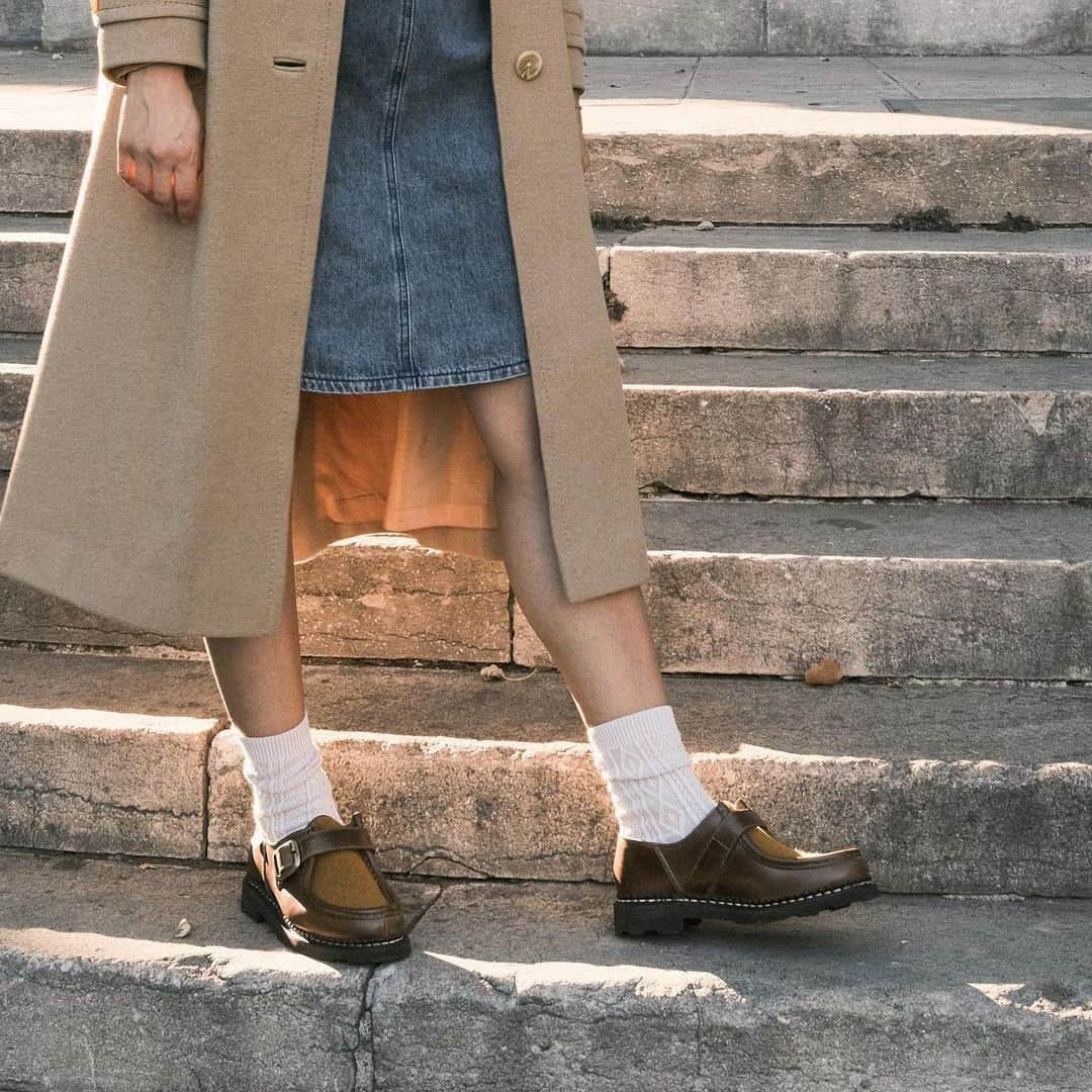 パラブーツさんのインスタグラム写真 - (パラブーツInstagram)「F A L L  2 3 🍁 Michael bride plateau laine fw23 #paraboot #fw23 #collection」11月8日 6時00分 - paraboot_official