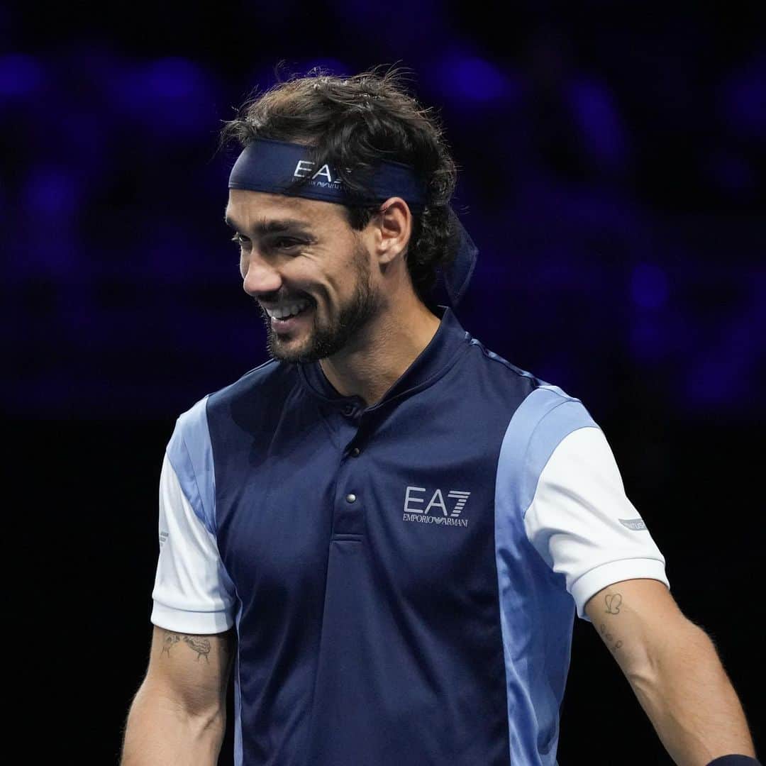 ファビオ・フォニーニのインスタグラム：「La classe allo stato puro 🇮🇹👀  📸 Cedric Lecocq | @moselleopen」