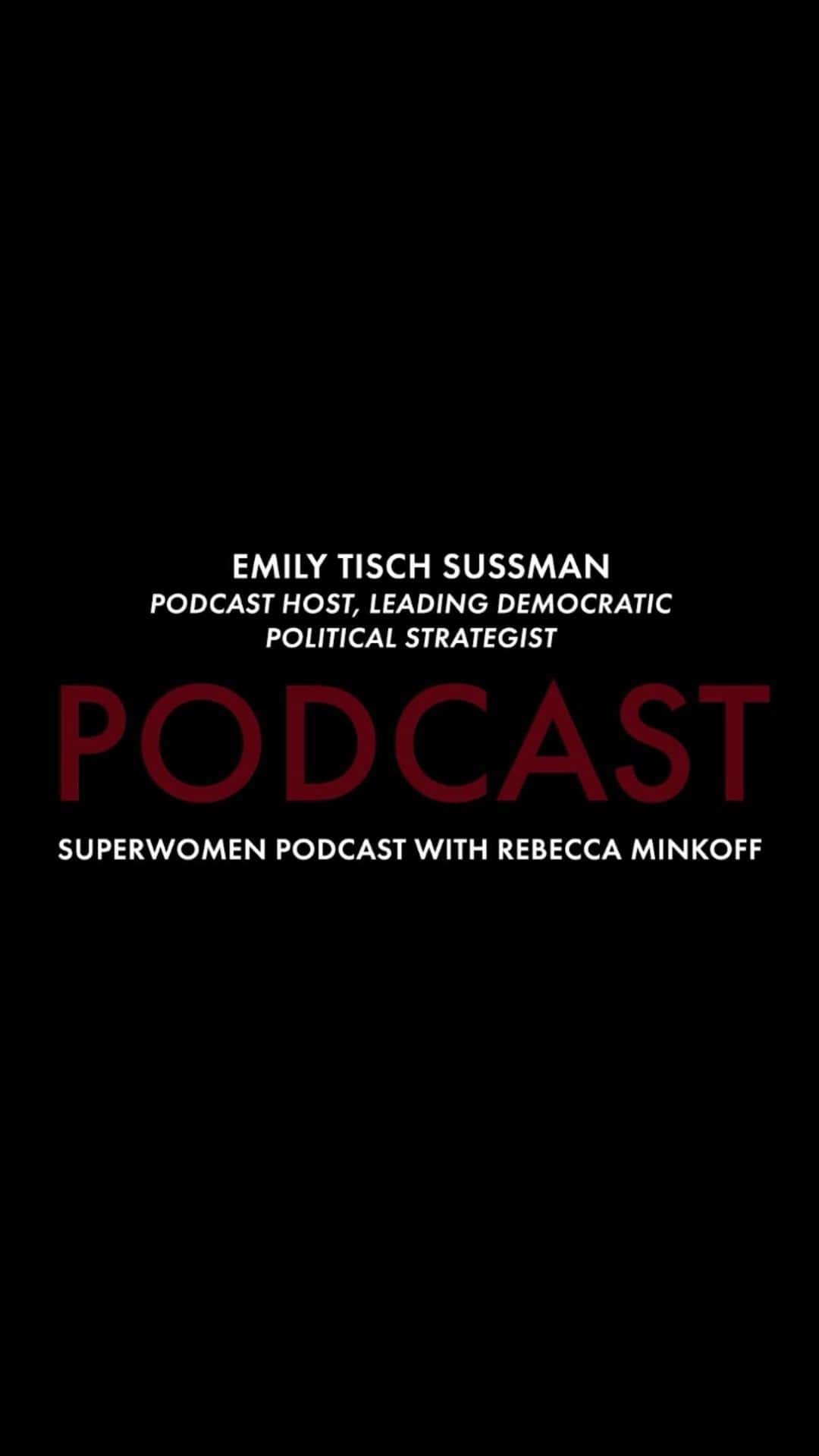 レベッカミンコフのインスタグラム：「@emtsuss worked in Washington DC for over a decade as a top Democratic political strategist, and then she had three kids, reached a breaking point, and realized the end of her career as she knew it. On the brink of an identity crisis, Emily pivoted and ended up creating an award-winning podcast, @shepivotsthepodcast. Tune in to todays episode to hear about how Emily now talks with other women about how they found success after reinventing themselves during critical life turning points.」