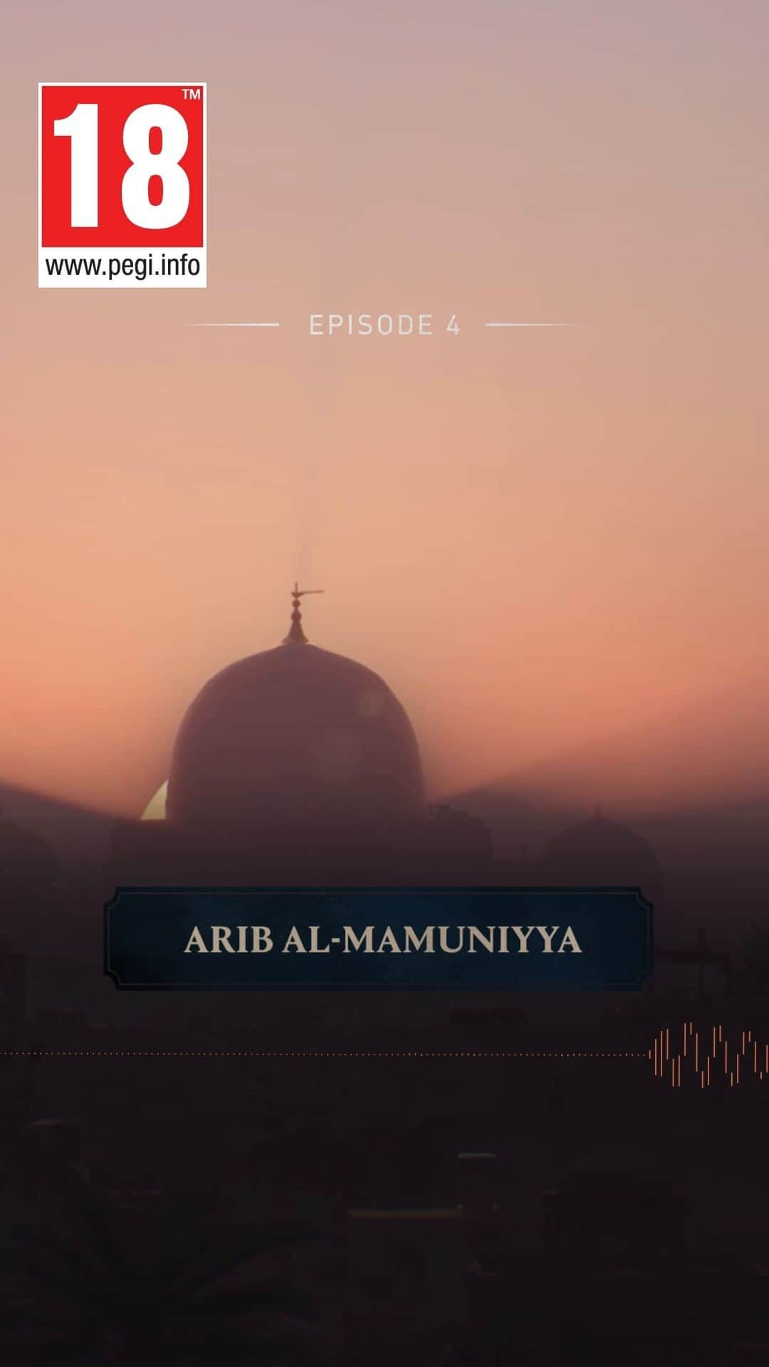 アサシン クリードのインスタグラム：「In the 4th episode of Figures of Baghdad, meet Arib al-Mamuniyya: sold into slavery from a young age, she went on to impress the Caliphs, and become a famed poet and musician in her own right. Click the link in story and listen now on all audio platforms #AssassinsCreed」