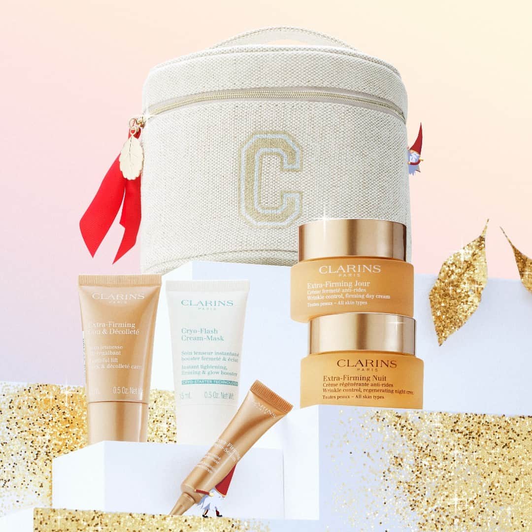 ClarinsUKさんのインスタグラム写真 - (ClarinsUKInstagram)「Looking for Luxury this winter? 👀  Look no further! We have three beautiful collections ready for you to indulge in this festive period   🩷 Multi-Active Luxury Collection is designed to minimise the appearance of early wrinkles caused by the stresses of an active life. 🧡 Extra-Firming Luxury Collection is designed to firm and smooth all skin types.  Targeting fine lines with the support of the Kangaroo Flower extract to help firm and smooth the skin. ❤️ Super Restorative Luxury Collection is the ultimate menopause gift set for yourself or your loved one who is through menopause.   Which set is in your basket?  #Clarins #Skincare #Christmas #GiftSets」11月8日 2時07分 - clarinsuk