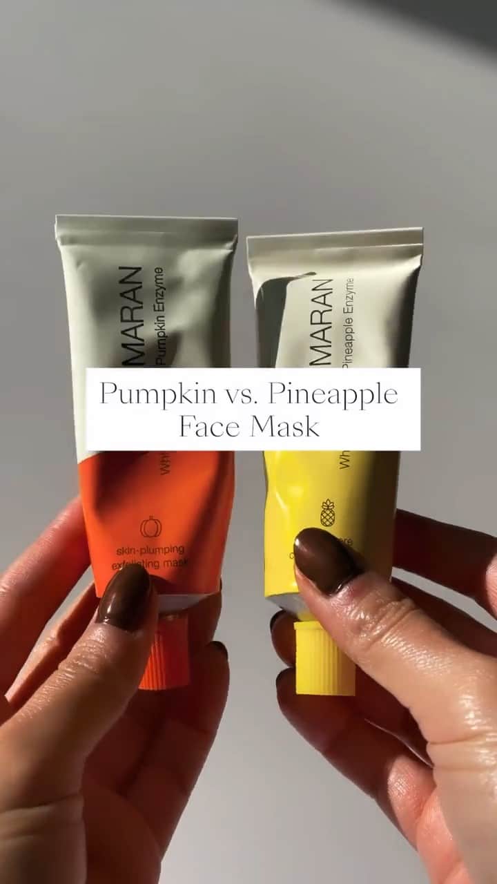 ジョジー・マランのインスタグラム：「Oh and did we mention they both smell INCREDIBLE? Which one are you choosing? 🎃 or 🍍?」