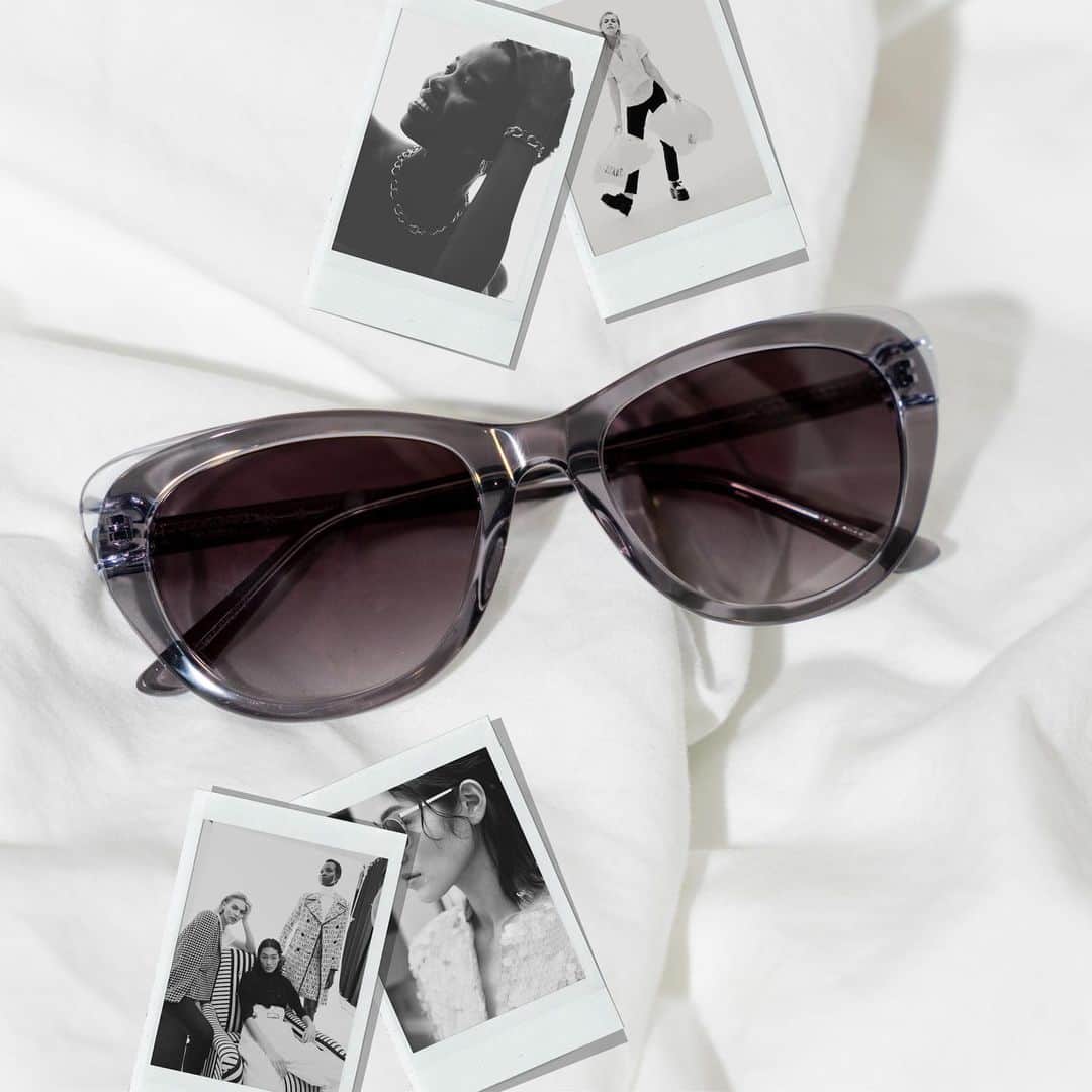 アイザックミズラヒのインスタグラム：「Feminine and fabulous, cat-eye shades are a go-to from season to season! Our Acetate Cat-Eye Sunglasses are calling your name! 📞」