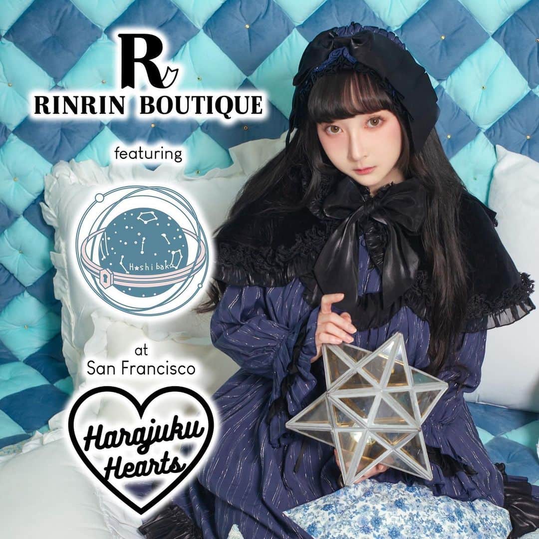 RinRinさんのインスタグラム写真 - (RinRinInstagram)「🌟RinRin Doll Meet & Greet Event🌟  11/11/23 (Sat) 4:00-5:30pm  Come by to meet RinRin Doll!!  New items from Moi-même-Moitié, Hoshibako Works, and MeeWee x Land by milkboy will be available at Harajuku Hearts!  15 Kearny Street San Francisco  RinRin Boutique Private Shopping 11/11/23 (Sat) 5:30pm-6:30pm Ticketed event. Please visit www.Harajukuhearts.com for more information and tickets!   #rinrindoll #japan #tokyo #harajuku #japanesefashion #tokyofashion #harajukufashion #東京 #コーデ #今日のコーデ #原宿 #ootd #lolitafashionstyle #egl #gothicfashion #elegantgothicaristocrat #moimememoitie #hoshibakoworks #meeweedinkee #landbymilkboy」11月8日 15時19分 - rinrindoll
