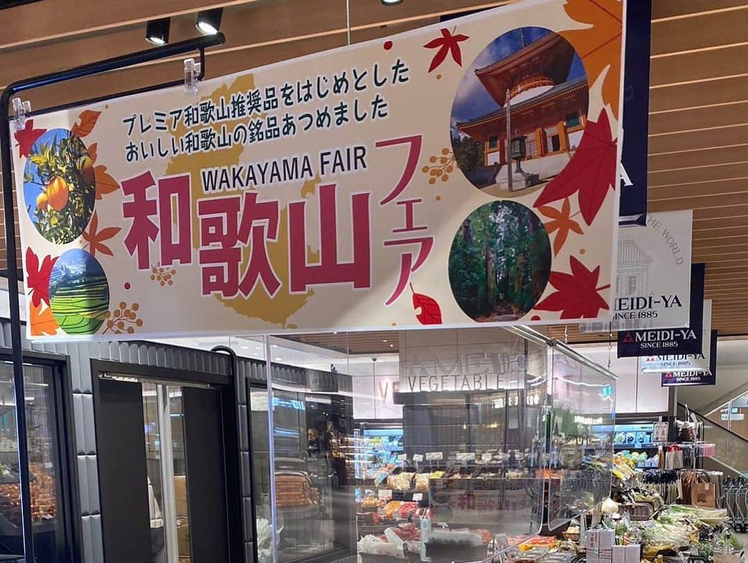 和歌山県食品流通課さんのインスタグラム写真 - (和歌山県食品流通課Instagram)「プレミア和歌山推奨品をはじめとした、おいしい和歌山の銘品をあつめた和歌山フェアが本日から株式会社明治屋広尾ストアー、恵上寿ストアー及び玉川ストアーにて開催されています。  日時：令和5年11月8日（水）〜14日（火） 10:00～20:00  株式会社明治屋HPはこちら！ https://meidi-ya-store.com/storeall/hiragstore/  ぜひお近くにお越しの際は、お立ち寄りください😊  #おいしい健康わかやま　#tasty_healthy_wakayama　 #なんて素敵な和歌山なんでしょう　#おいしく食べて和歌山モール　#おいしい！健康わかやま　#プレミア和歌山　#wakayama　#insta_wakayama　#instagood　#instalike #instafood」11月8日 13時45分 - tasty_healthy_wakayama