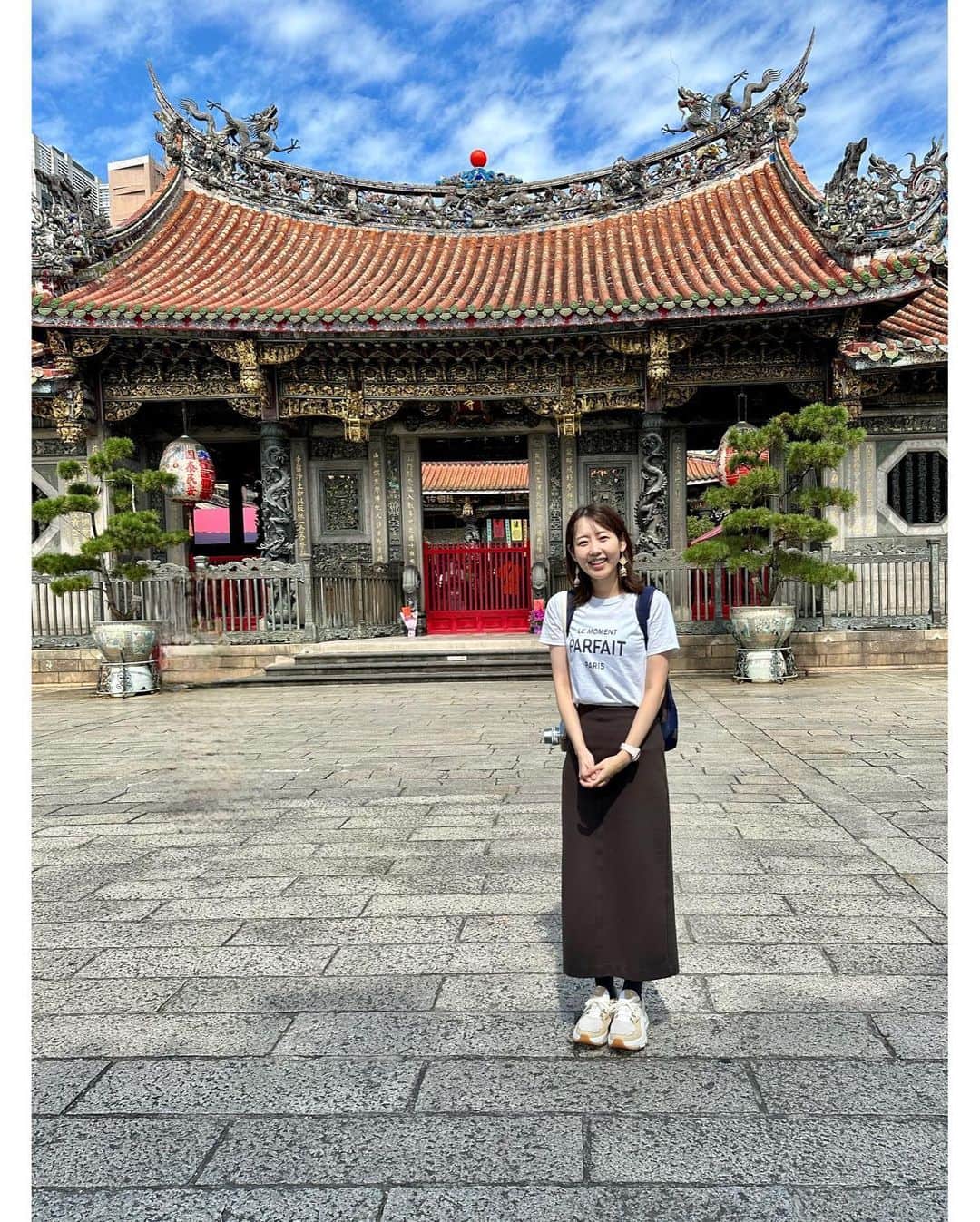 河村綾奈のインスタグラム：「台湾ひとり旅してきました🇹🇼 4泊5日の滞在。したかった事が全部実現できた、それはそれは大満足の旅でした。 食べたもの、飲んだもの、本っっ当に全部美味しかった！ 台湾の人たち、優しかった！街も想像以上に活気があった！ 異文化に触れるってやっぱり楽しいな。全てが新鮮で、ワクワクしました。 人も街も食も大好き。 謝謝、台湾！」