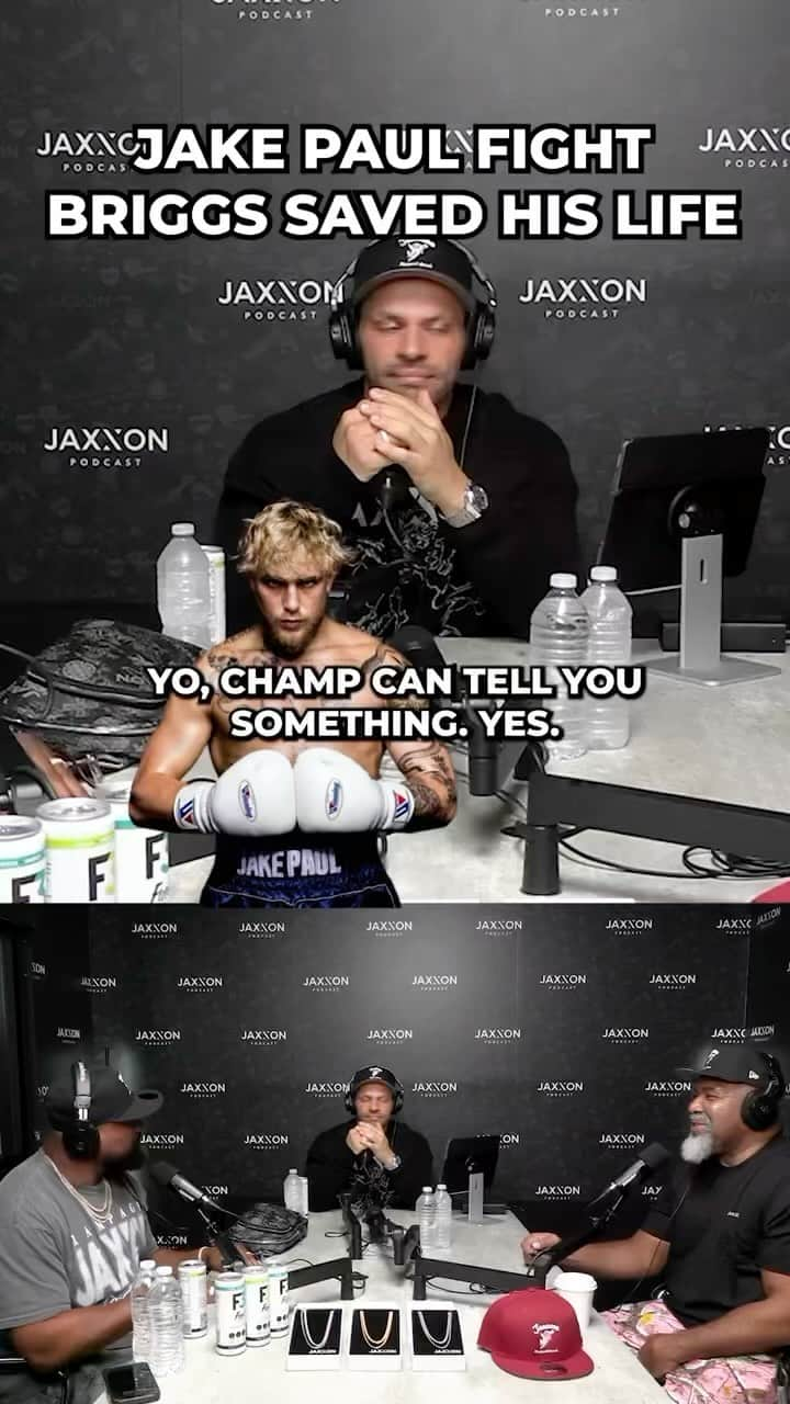 クイントン・ジャクソンのインスタグラム：「I hate that @rampage4real gunna have to hammer the champ @cannon_briggs - cuz he did save my life when I was backing up my flag in the UK 🇺🇸 #JAXXONPODCAST - USE CODE YT15 for 15% off on JAXXONCLUB.COM - @jaxxonclub」