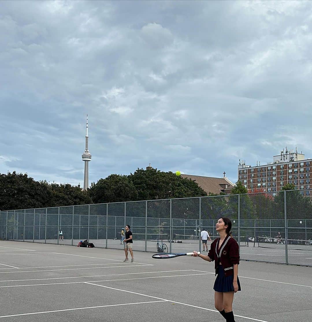 チェ・ユファさんのインスタグラム写真 - (チェ・ユファInstagram)「#tennis 🎾😽」11月8日 14時51分 - choiyuhwa