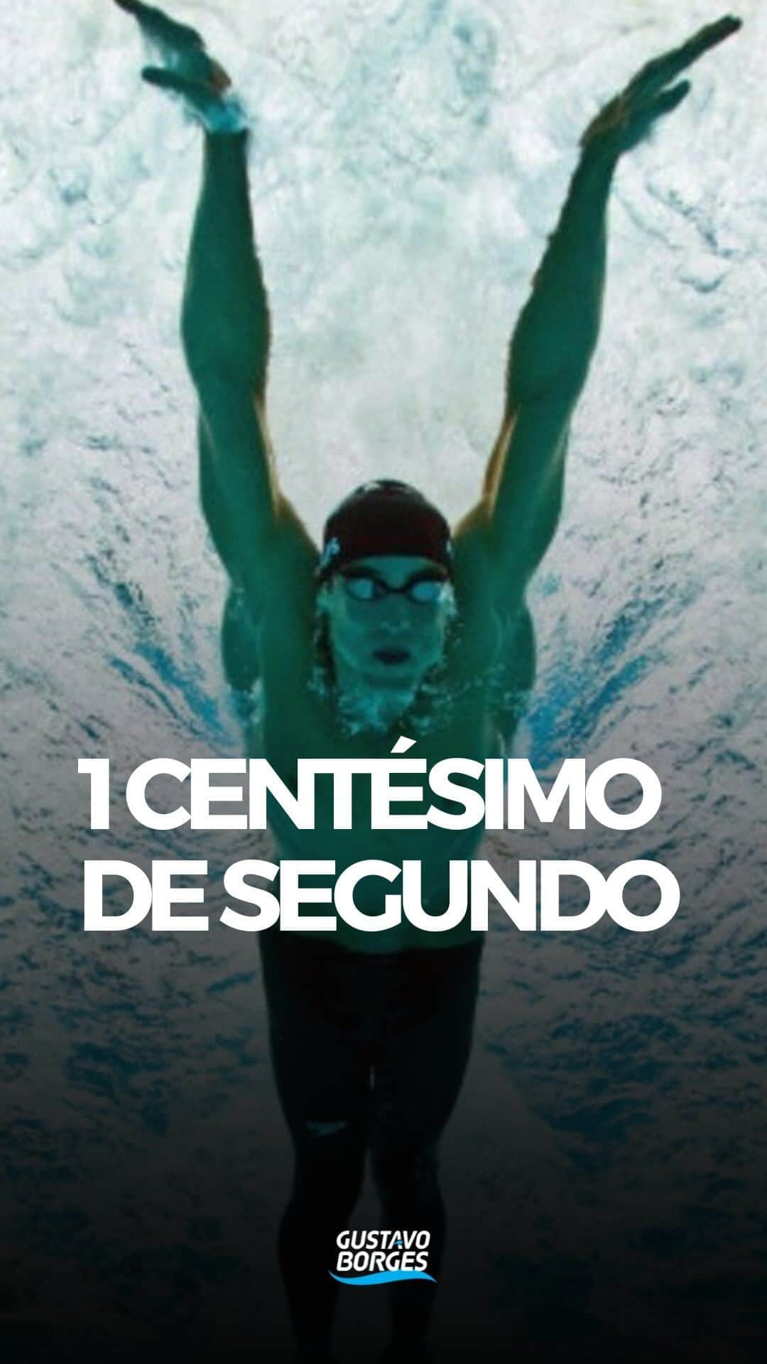 マイケル・フェルプスのインスタグラム：「É assim que se define a excelência. UM CENTÉSIMO DE SEGUNDO!」