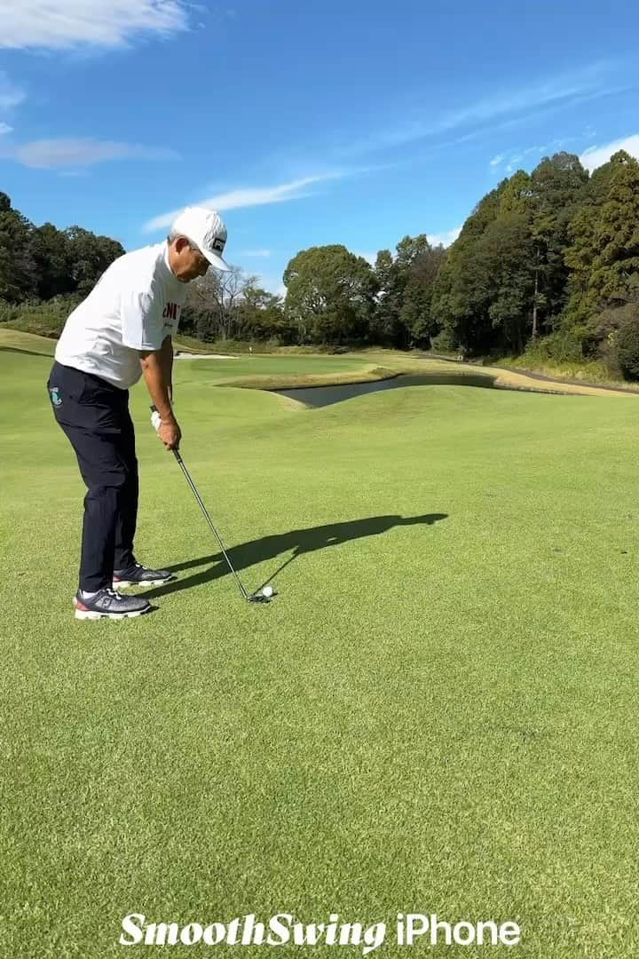 鶴見辰吾のインスタグラム：「こういう瞬間があるから、ゴルフ止められないんだよね #ping #pinggolf_japan」