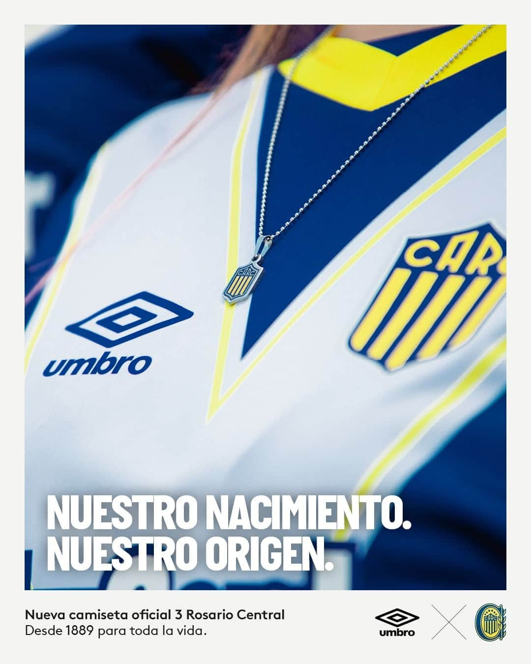 UMBROさんのインスタグラム写真 - (UMBROInstagram)「Our Birth. Our origins.  @rosariocentral 23/24 Third Jersey. Since 1889 and forever.   Available from 09.11.23 via tienda.umbro.co.ar  #umbro #thisisourgame #rosariocentral」11月8日 7時30分 - umbro