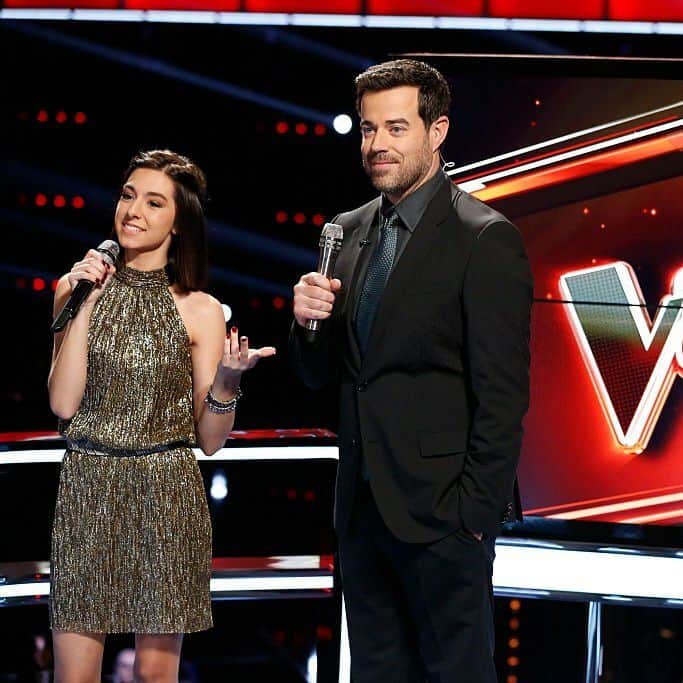 クリスティーナ・グリミーのインスタグラム：「Did you know that Christina returned to The Voice as Kohls Voice of Style in 2015? 💚  📸: NBC / Getty Images」