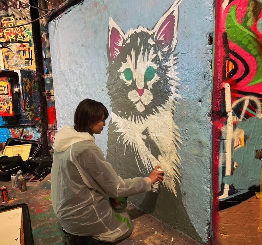 杏さんのインスタグラム写真 - (杏Instagram)「Memories of Street Art  #banksy」11月8日 8時19分 - annewatanabe_official