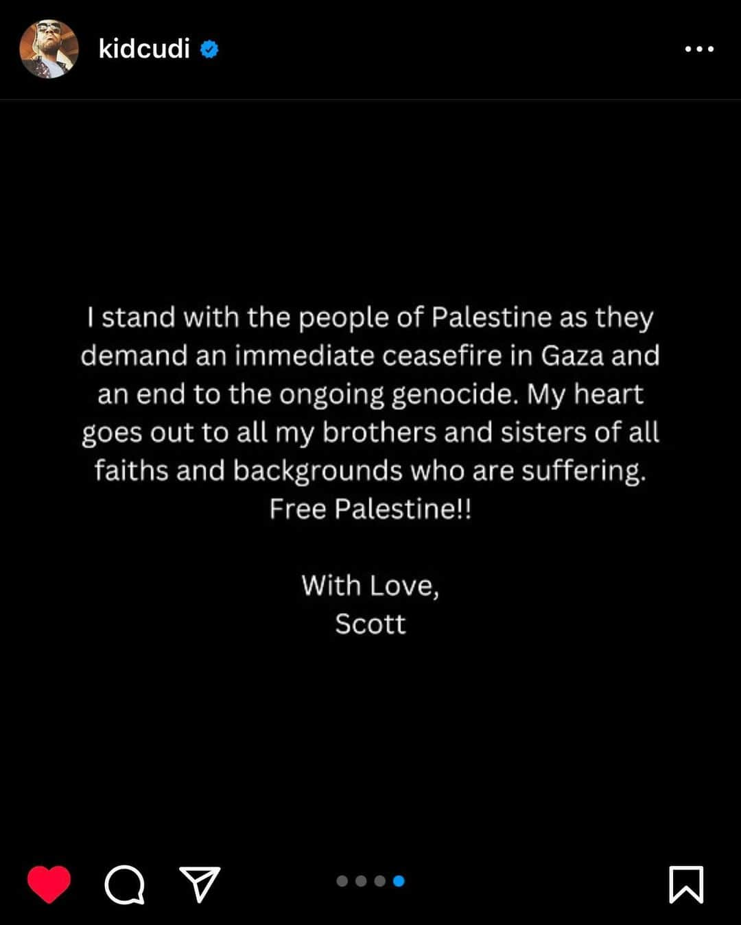 Shepard Faireyさんのインスタグラム写真 - (Shepard FaireyInstagram)「My heart has been heavy watching the tragic death and suffering of innocent civilians in Israel and Palestine. I made this Israel/Palestine image as a painting over ten years ago to reflect the stress of living under the threat of violence on either side of the literal or cultural divide between Israel and Palestine. It has been hard for me to articulate my feelings about the unjustifiable suffering that many on both sides have tried to justify by painting the other side as “other”, “evil”, and generally less human. We are all equally human and worthy of living in peace and safety. I am moved by what @kidcudi posted a couple of days ago, so I’m reposting it here… he says things better than I could. -S」11月8日 9時08分 - obeygiant