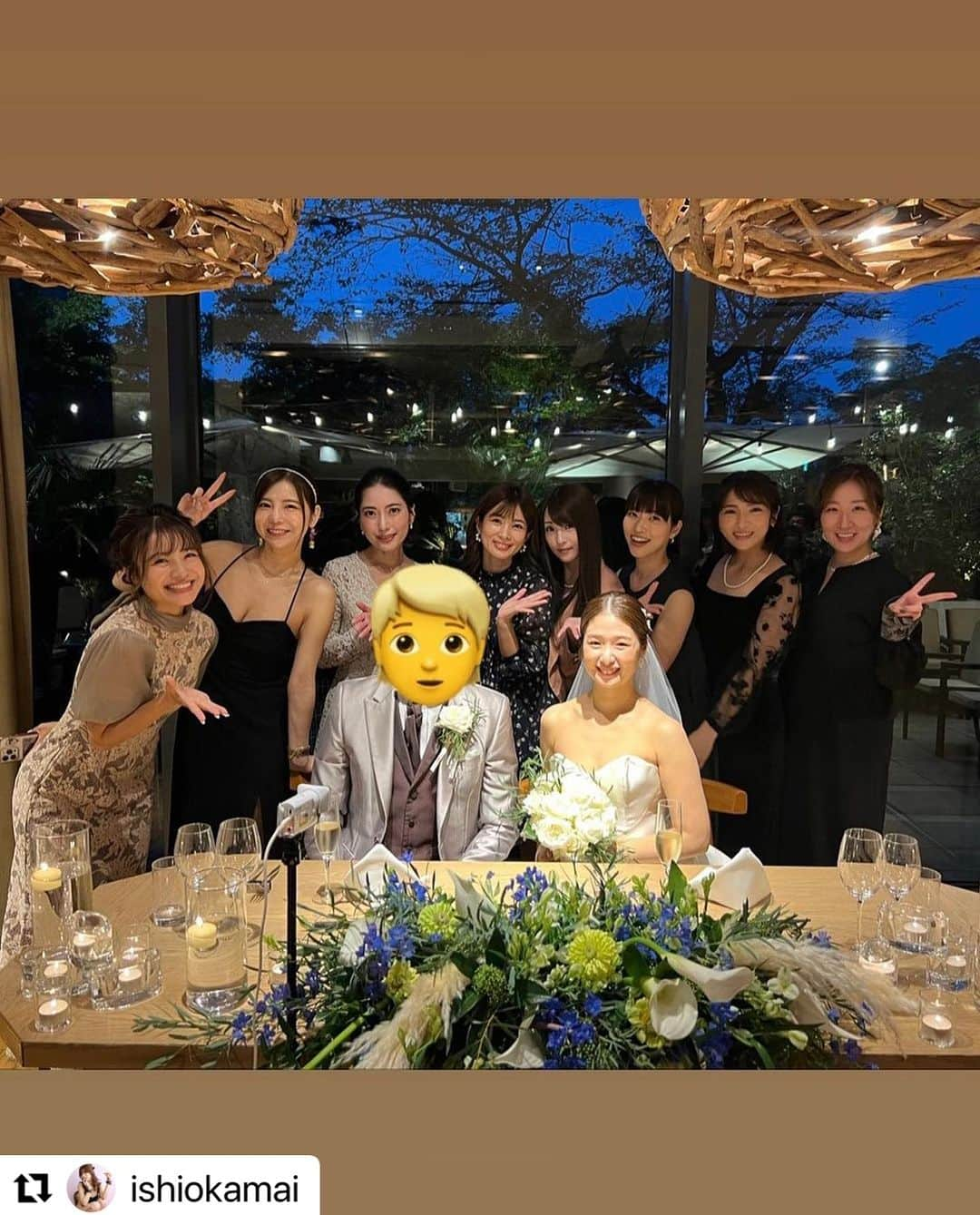 川上奈々美さんのインスタグラム写真 - (川上奈々美Instagram)「無事11月4日に結婚式を挙げる事が出来ました🎊  うちのベビは眠くて一緒に写真撮れなかった🤣  けして大きな規模では無かったけどこうやって家族の前で結婚式を挙げられて本当に良かった❤️🥺🙏  みんなありがとう💓💓💓  幸せな時間だった✨  まいぷインスタあげてくれてありがと😘  #Repost @ishiokamai with @use.repost ・・・ だいすきなみぃななの結婚パーティ💍✨  みぃなな本当きれいだったよぉおおお😭💓 幸せおすそわけありがとう😍  梅子🐕もきれいだったよ😎  本当におめでとう♡♡」11月8日 9時24分 - nanamikawakami