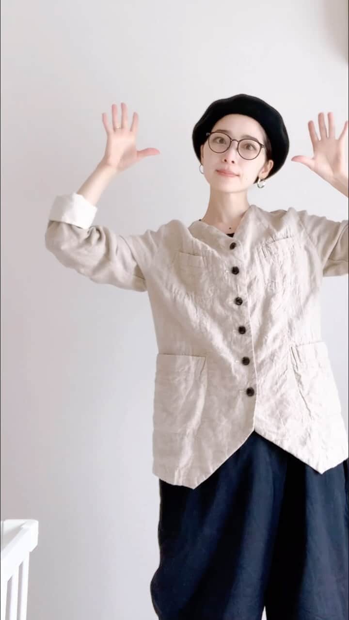 久保陽香のインスタグラム：「時の流れの早さにびっくり🍁 ⁡  ジャケットはお気に入りの @garmentreproduction」
