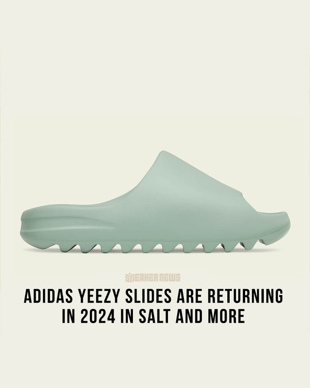 Sneaker Newsさんのインスタグラム写真 - (Sneaker NewsInstagram)「Yeezy Slides are back in 2024.⁠ adidas may have cancelled all releases through 2023, but Yeezy releases are in full effect for next year. LINK IN BIO for more details.」11月8日 10時00分 - sneakernews