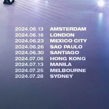 IVEのインスタグラム：「IVE THE 1ST WORLD TOUR ＜SHOW WHAT I HAVE＞ TOUR LIST  #IVE #아이브 #アイヴ #SHOW_WHAT_I_HAVE #IVE_WORLD_TOUR」
