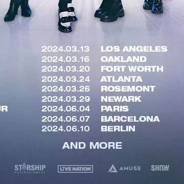 IVEのインスタグラム：「IVE THE 1ST WORLD TOUR ＜SHOW WHAT I HAVE＞ TOUR LIST  #IVE #아이브 #アイヴ #SHOW_WHAT_I_HAVE #IVE_WORLD_TOUR」