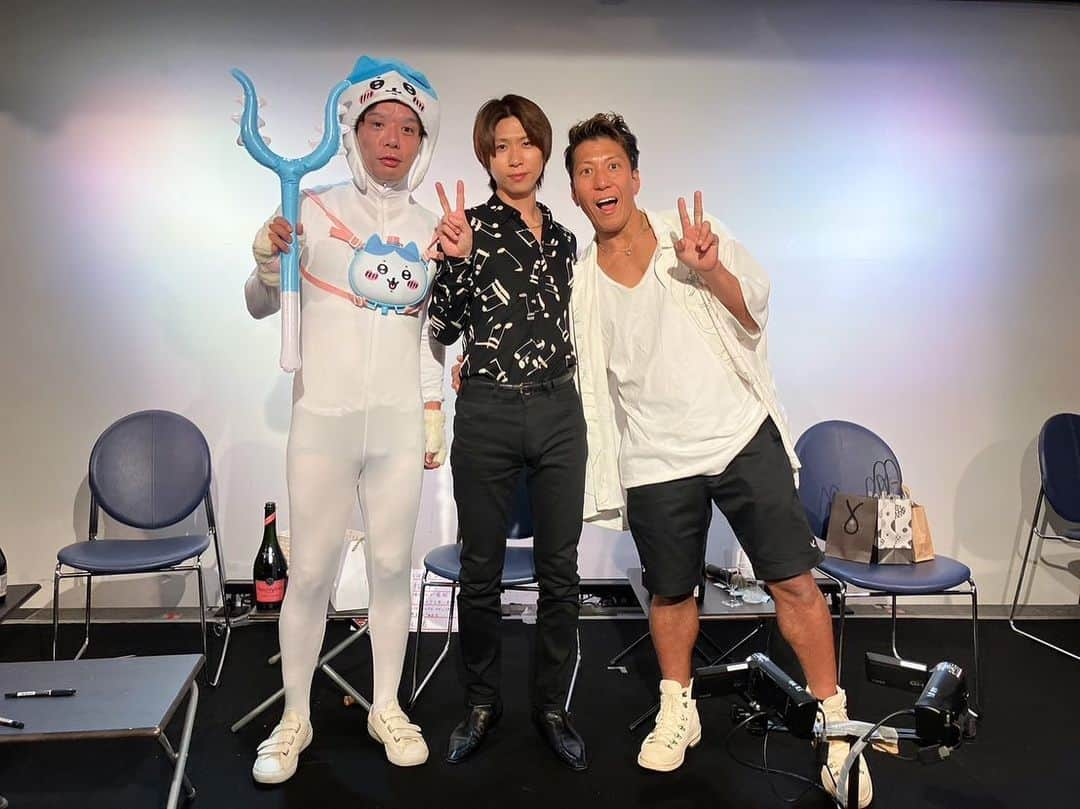 黒田悠斗さんのインスタグラム写真 - (黒田悠斗Instagram)「レフカダイベント。チームK３（北山しろ・健太・黒田悠斗）。来てくださったお客様がた、ありがとうございましたー！後半、酔ってて、ろれつ危うかった……。」11月8日 11時34分 - yuto_kuroda