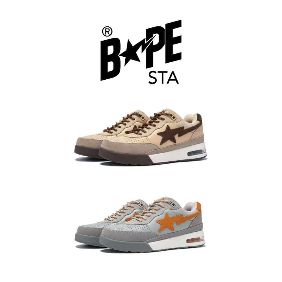 ア ベイシング エイプのインスタグラム：「BAPE® ROAD STA will be releasing at BAPE STORE® and BAPE.COM on Saturday, Nov 11th.  #abathingape #bape #bapesta #roadsta」